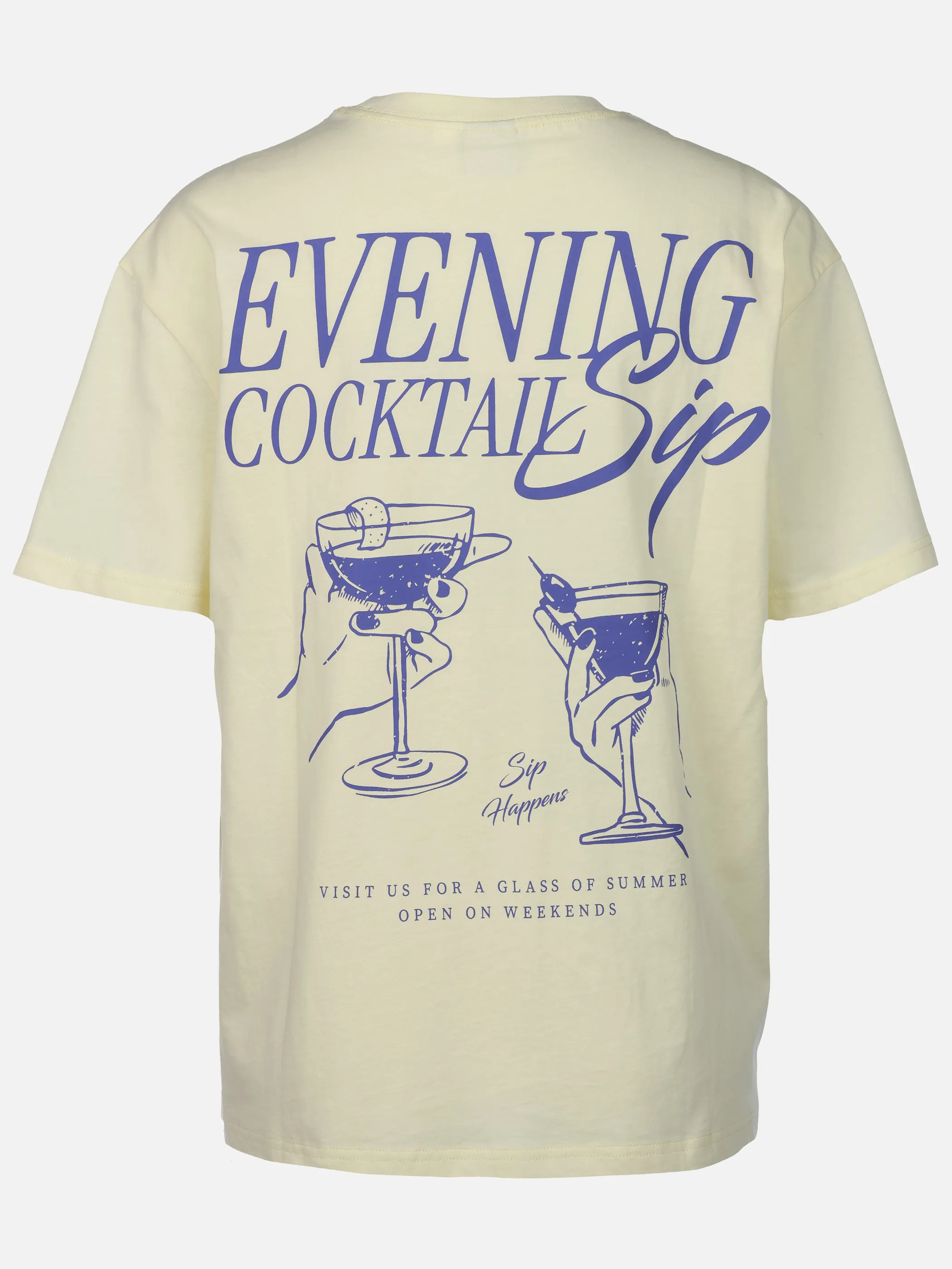 IX-O D12022AH02738AAWG YF Da-T-Shirt mit Backprint Gelb 925935 10100 2