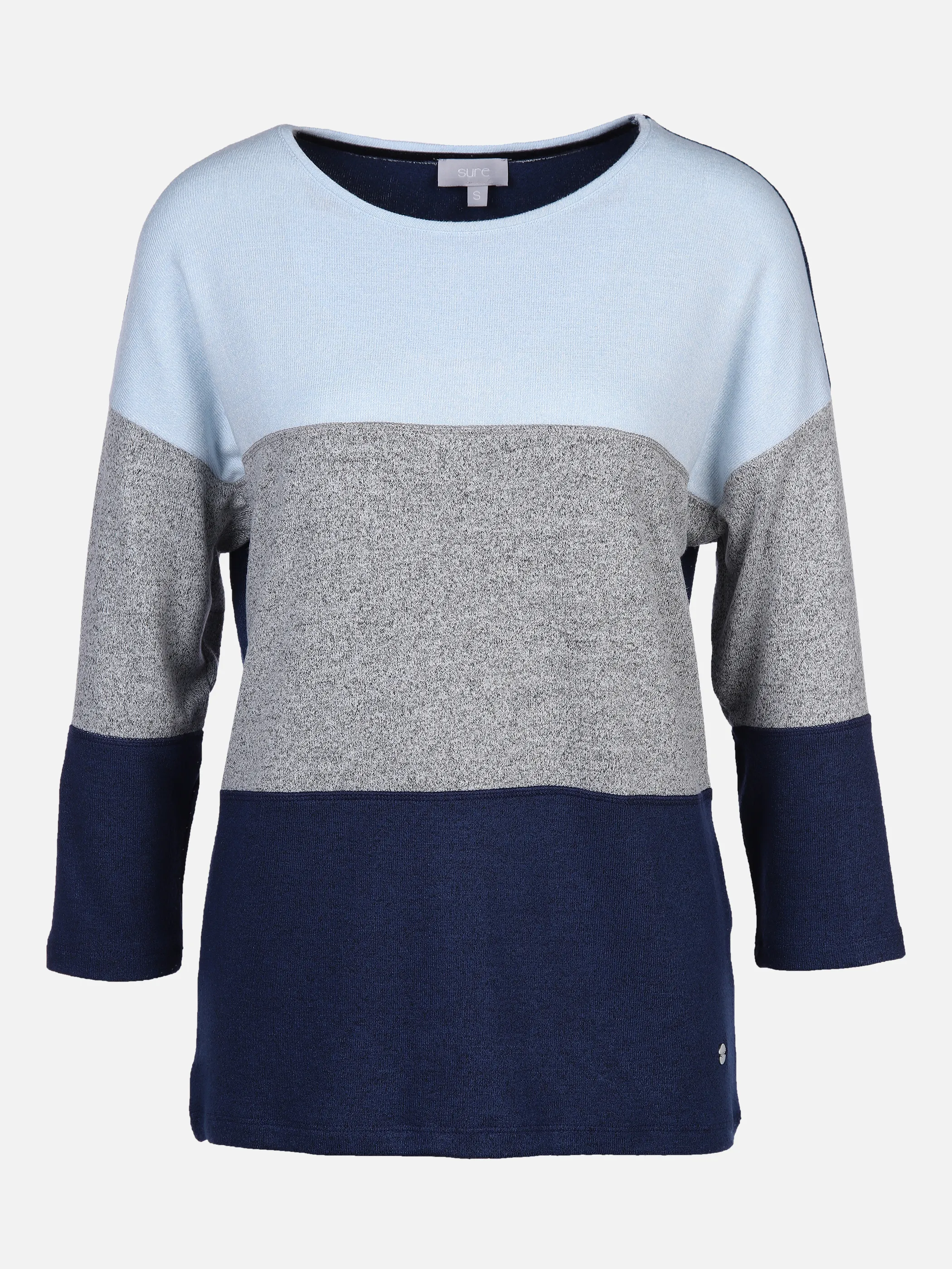 Sure Da-Colorblockingshirt 1/1 Arm Blau 874802 BLAU 1