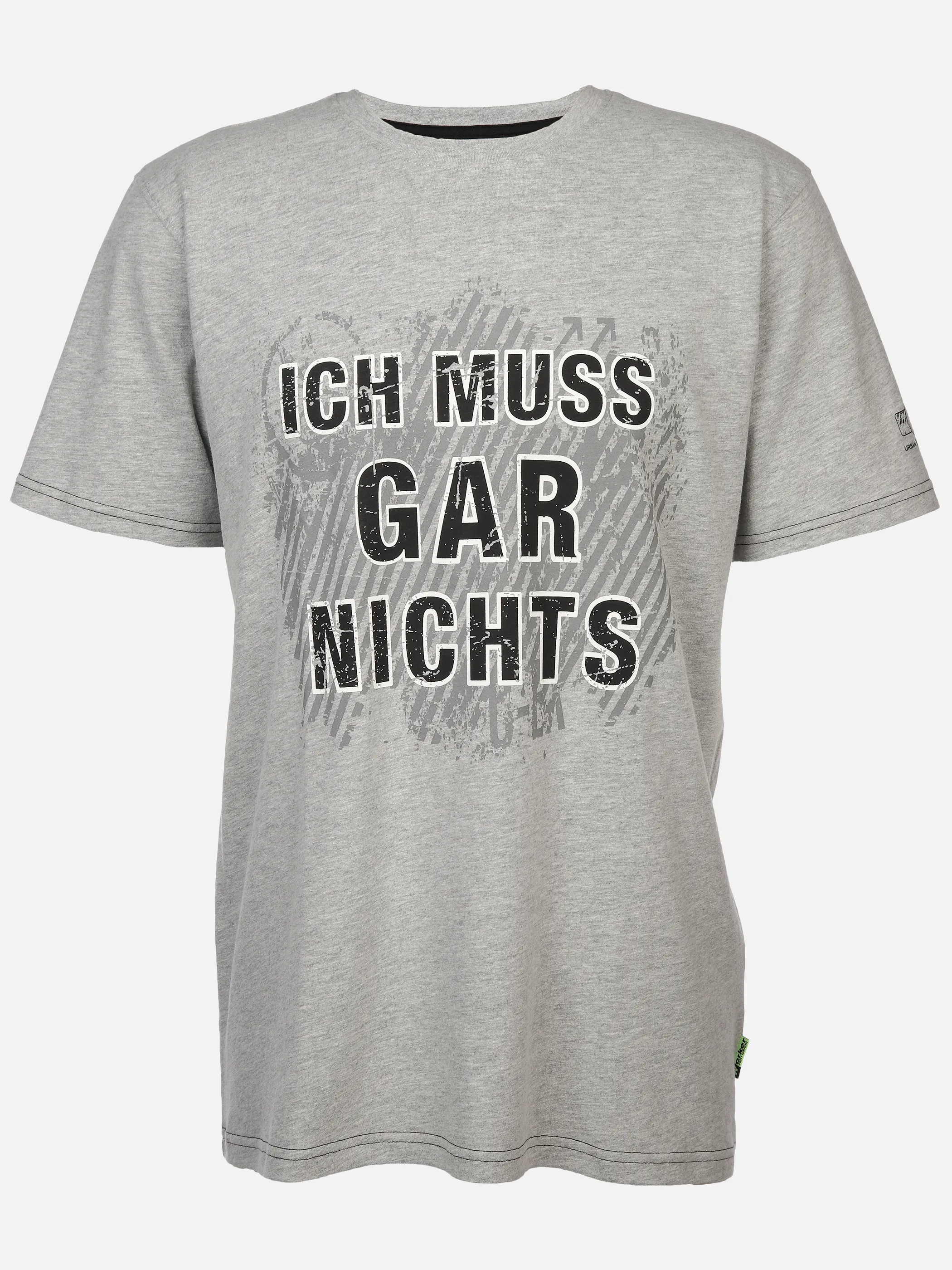 Worker He. T-Shirt 1/2 Arm Sprüche Grau 899545 SILVER MEL 1 Worker He. T-Shirt 1/2 Arm Sprüche Grau 899545 SILVER MEL 1