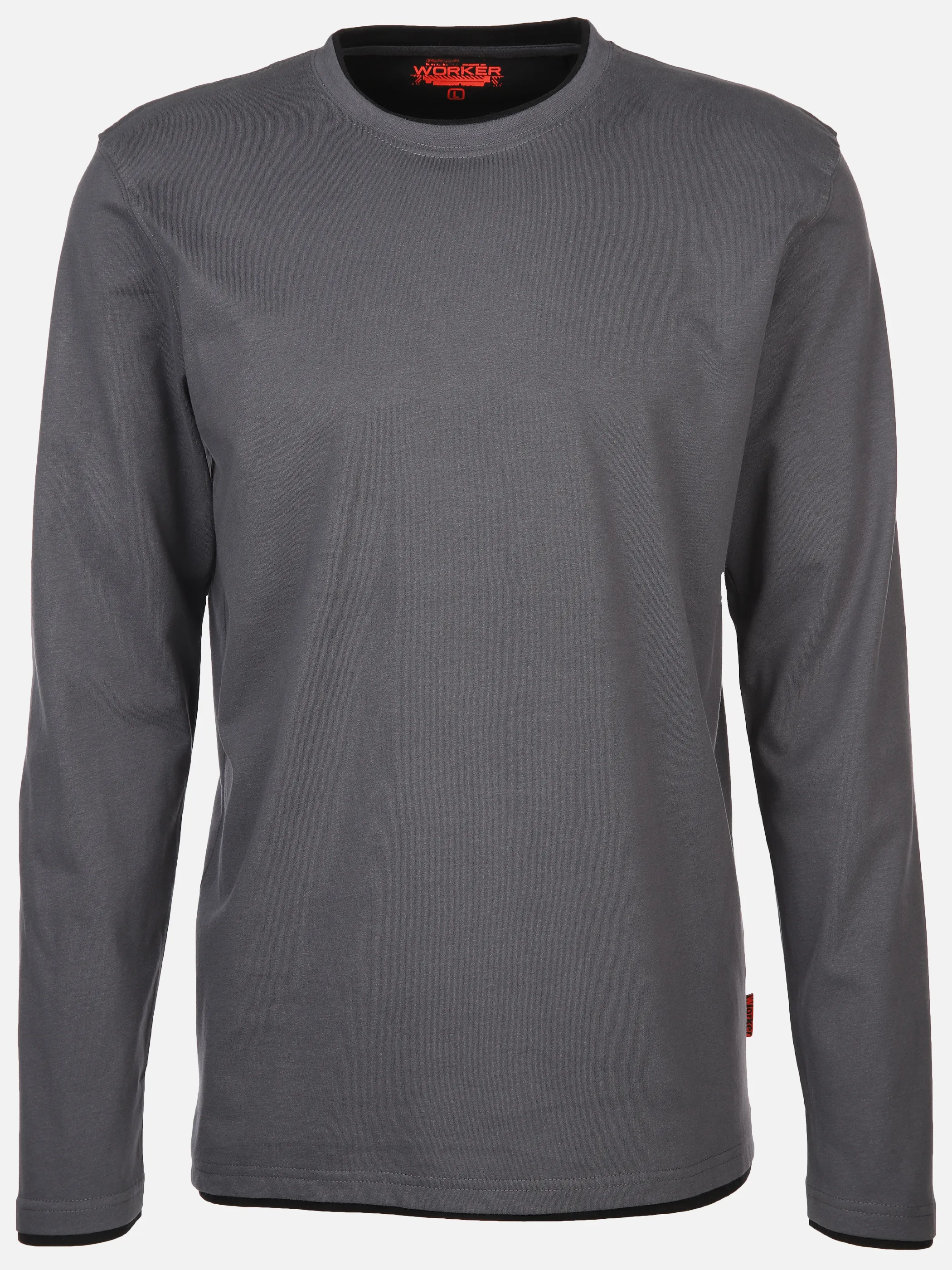 Worker He. T-Shirt 1/1 Arm Grau 898411 GRAPHIT 1