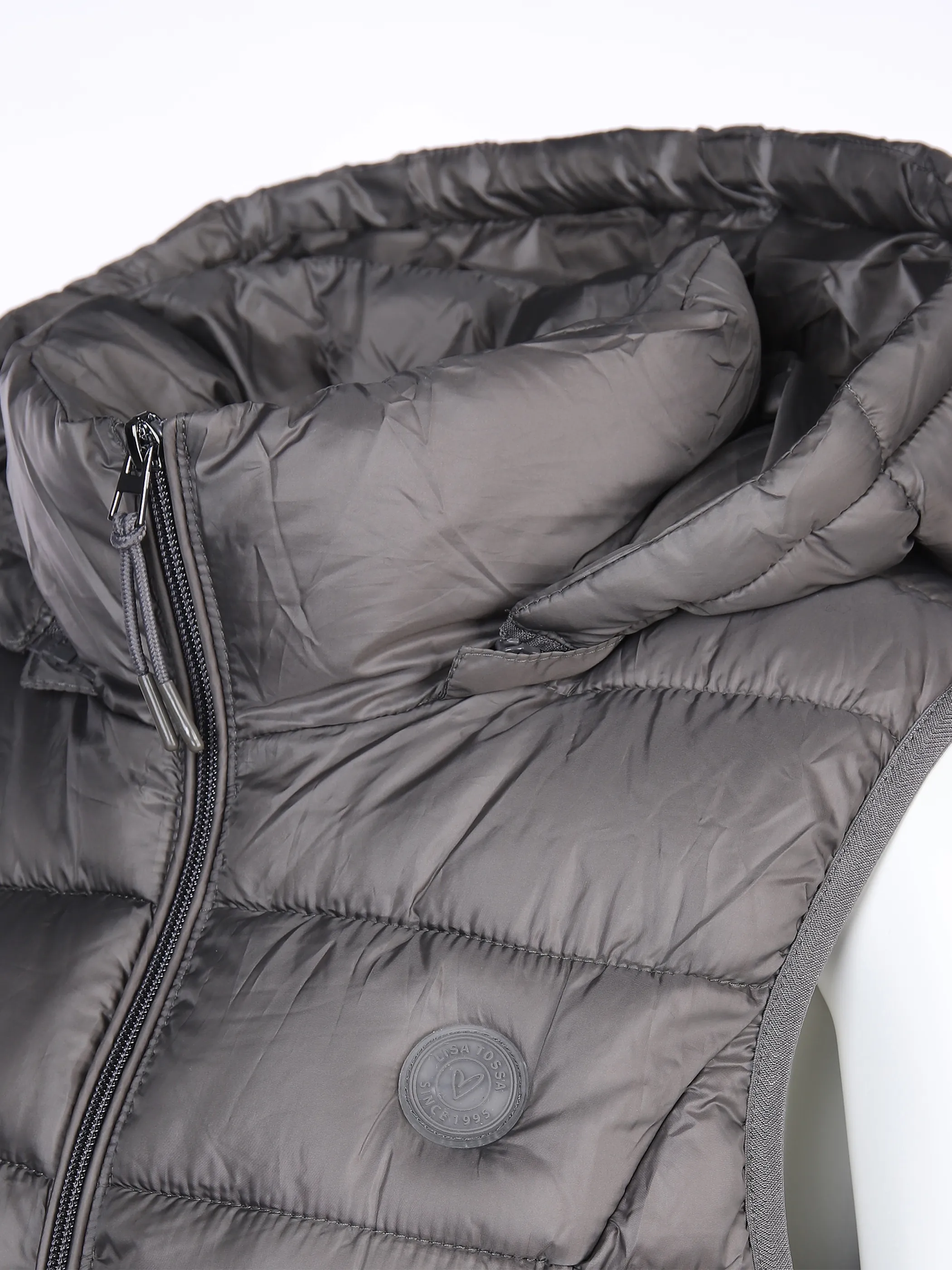 Lisa Tossa Da-Langweste m.Kapuze Grau 872828 GREIGE 4