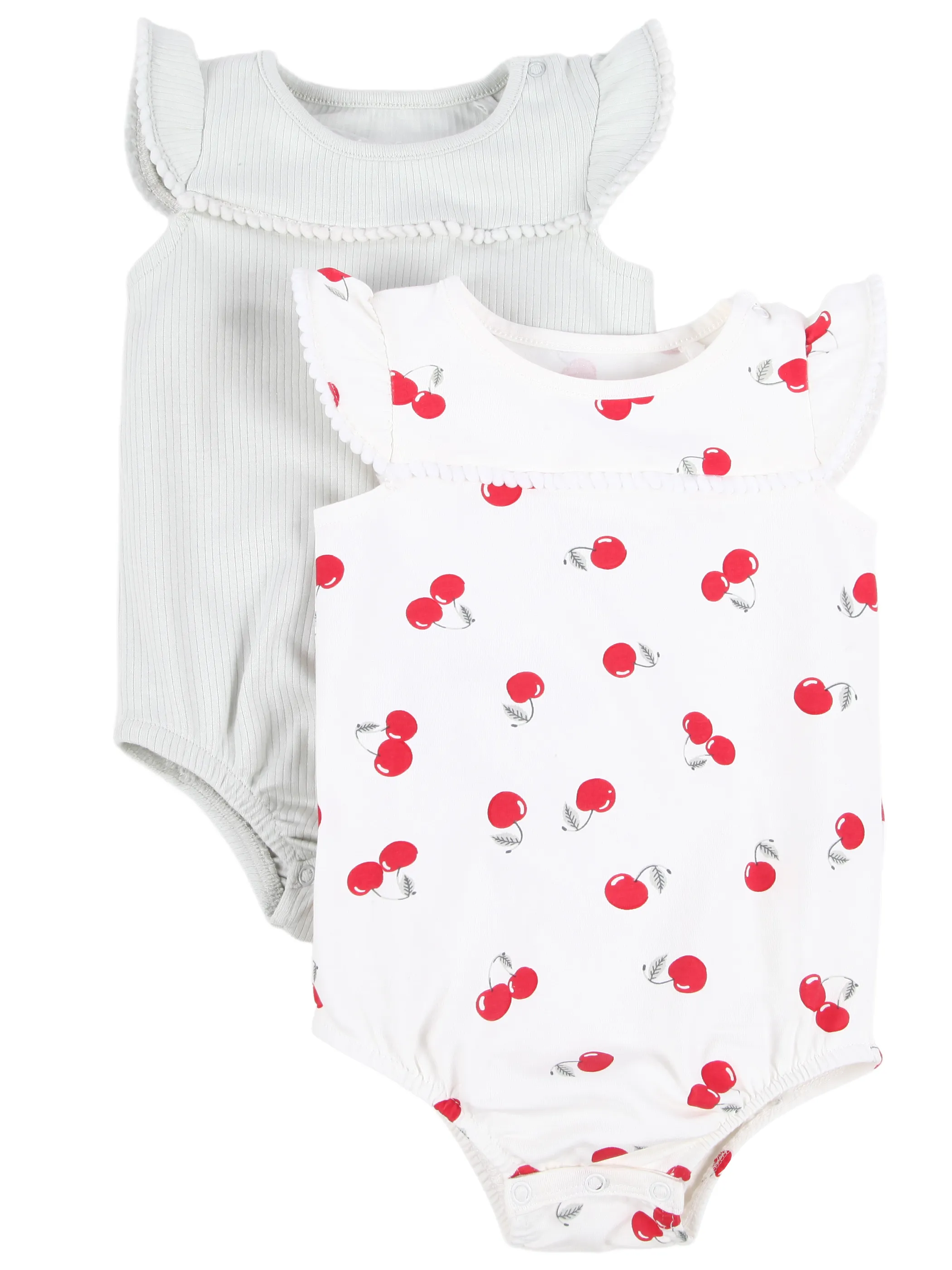 Bubble Gum BM 2 pcs Bodys Weiß AOP, Grün Weiß 924523 WEIß/GRÜN 1