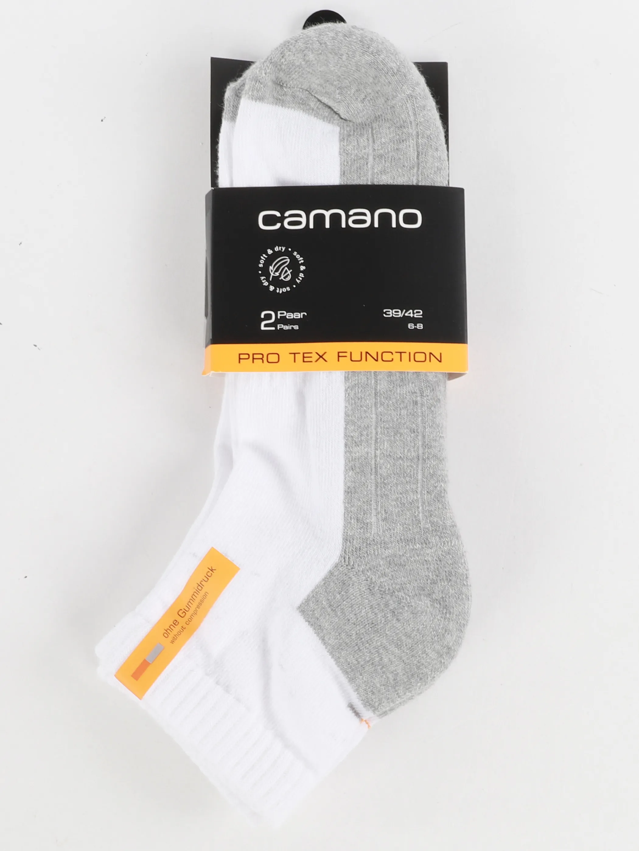 Camano 000005932 He-Sport Socken 2er Weiß 861927 0001 2 Camano 000005932 He-Sport Socken 2er Weiß 861927 0001 2