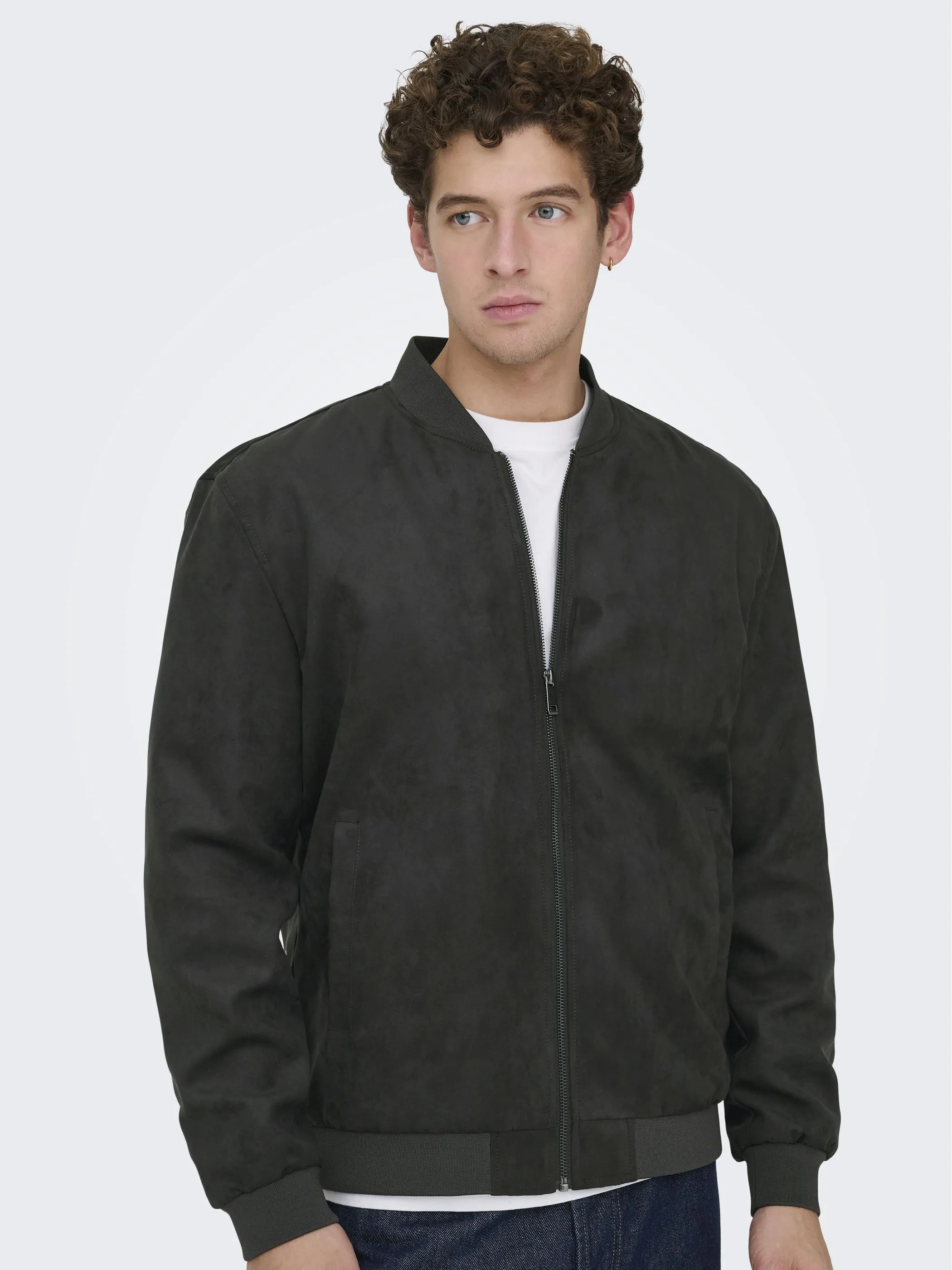 Only & Sons 22027463 ONSLUCAS FAKE SUEDE B Schwarz 889198 197500