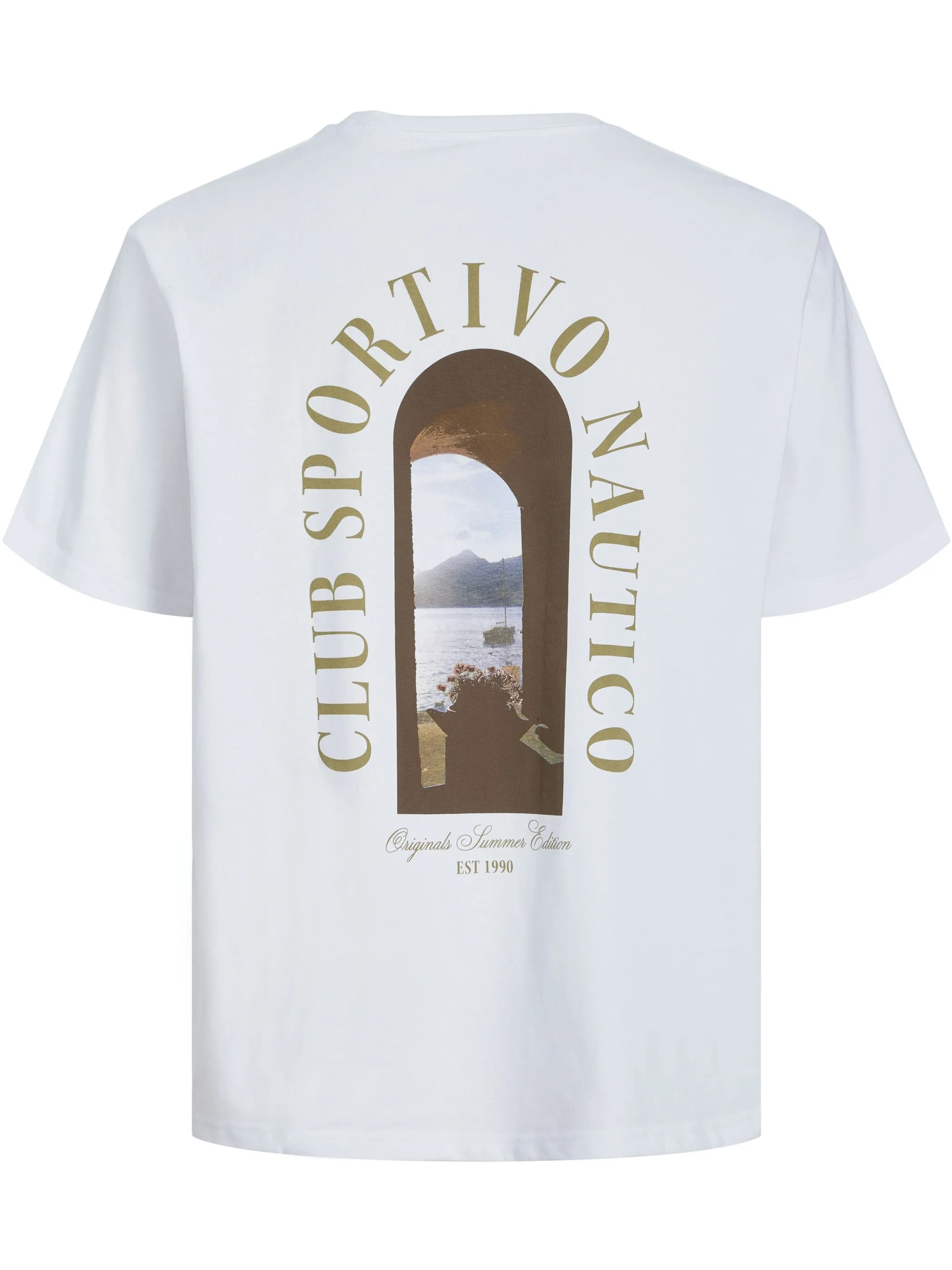 Jack Jones 12276825 JORHYDRA PHOTO TEE SS Weiß 910510 177620 2