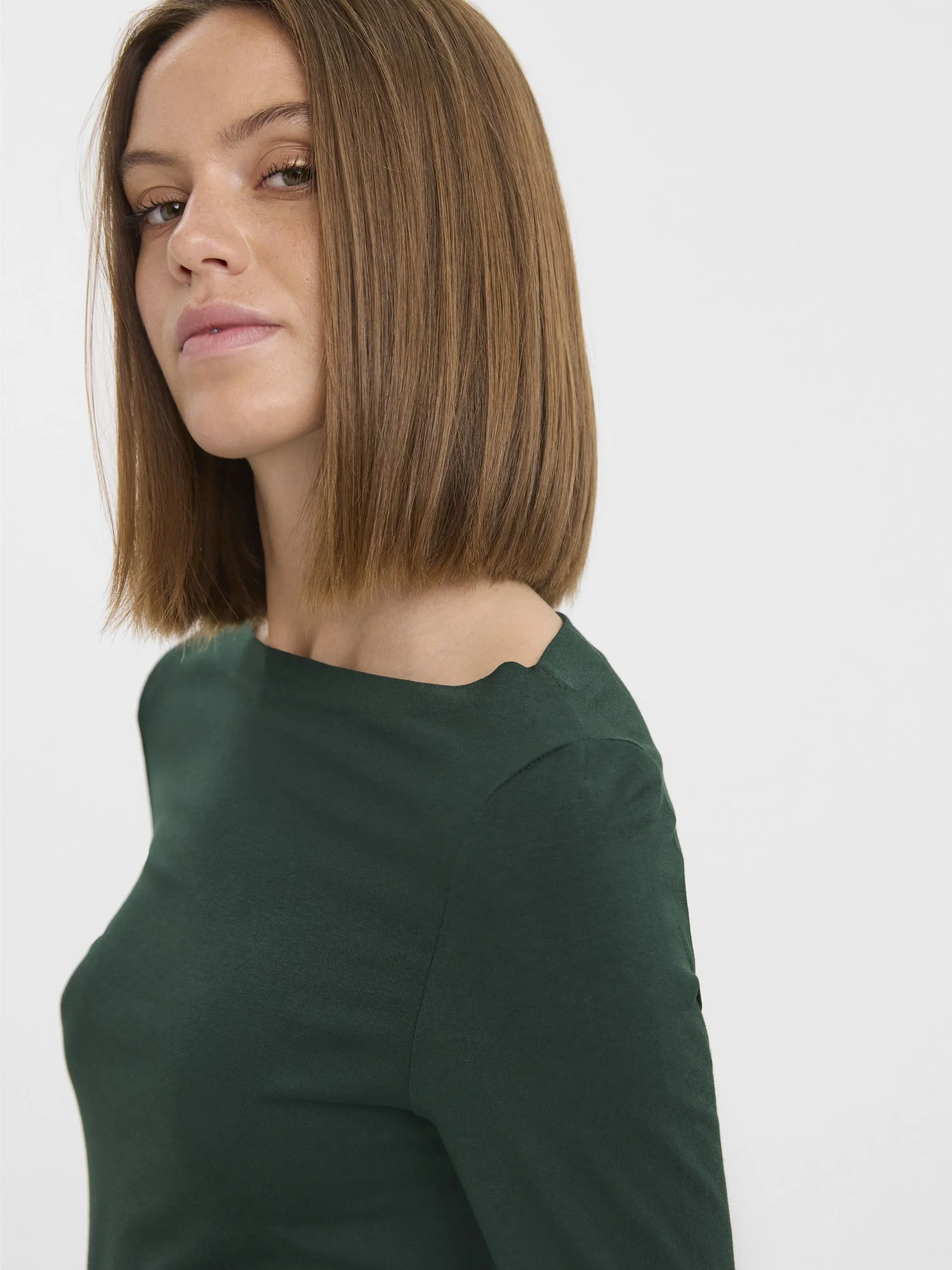 Vero Moda 10274133 VMPANDA MODAL 3/4 TOP Grün 866193 197452 3
