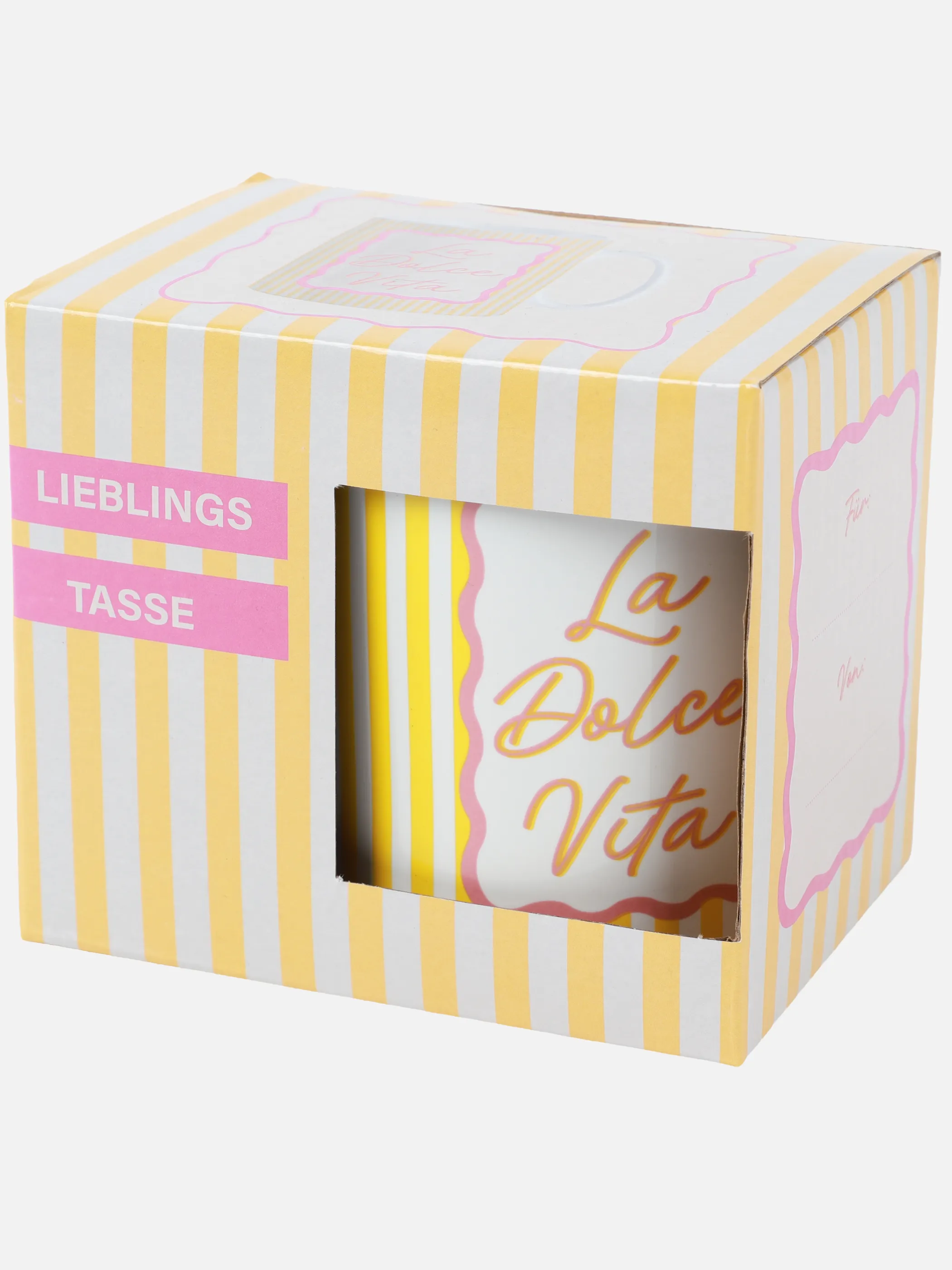 Dream House Tasse 300ml Spruch Weiß 922733 LA DOLCE 2