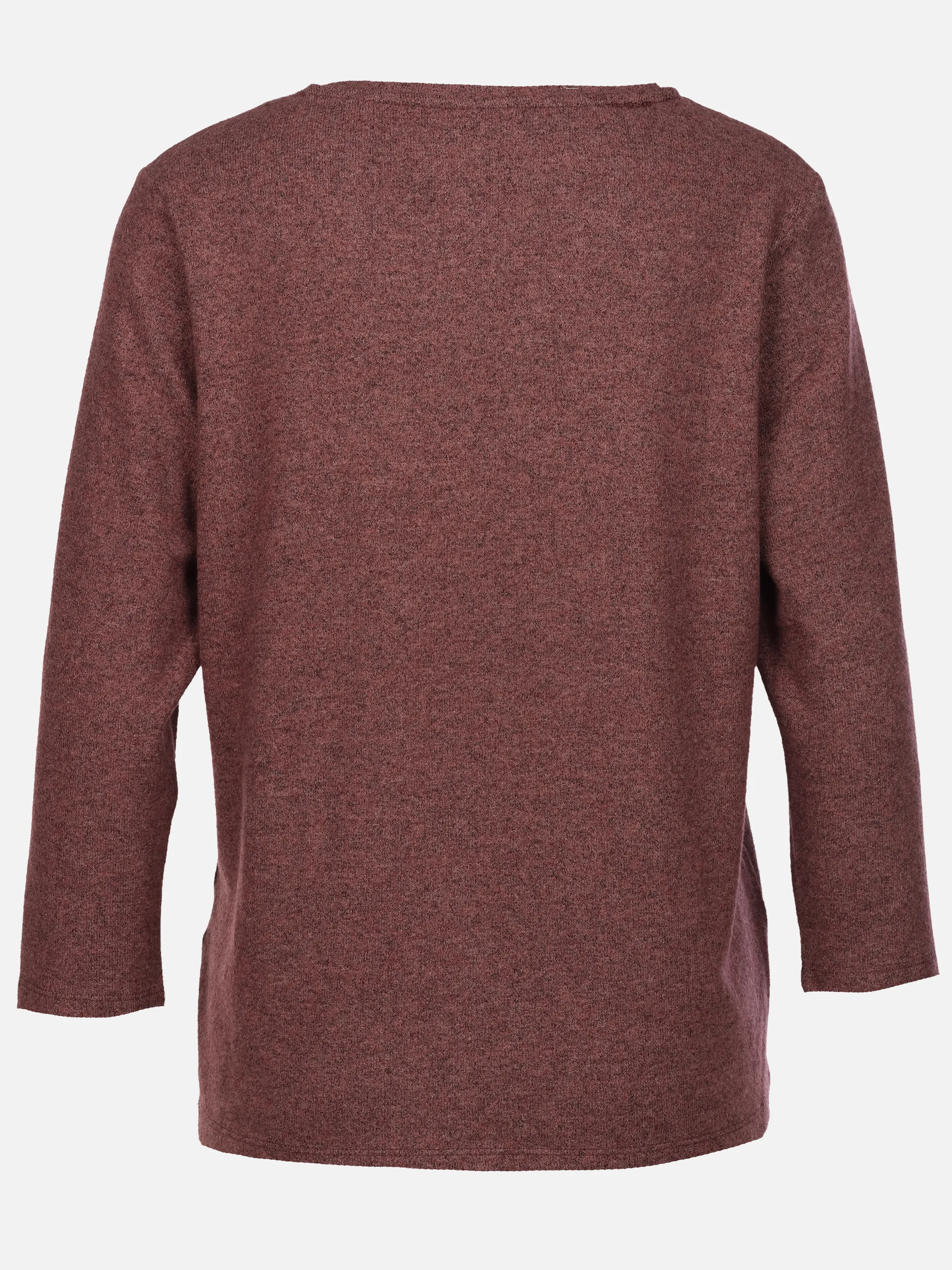 Sure Da. Flausch shirt m. Print u. Straß Lila 932463 PURPLE MEL 2
