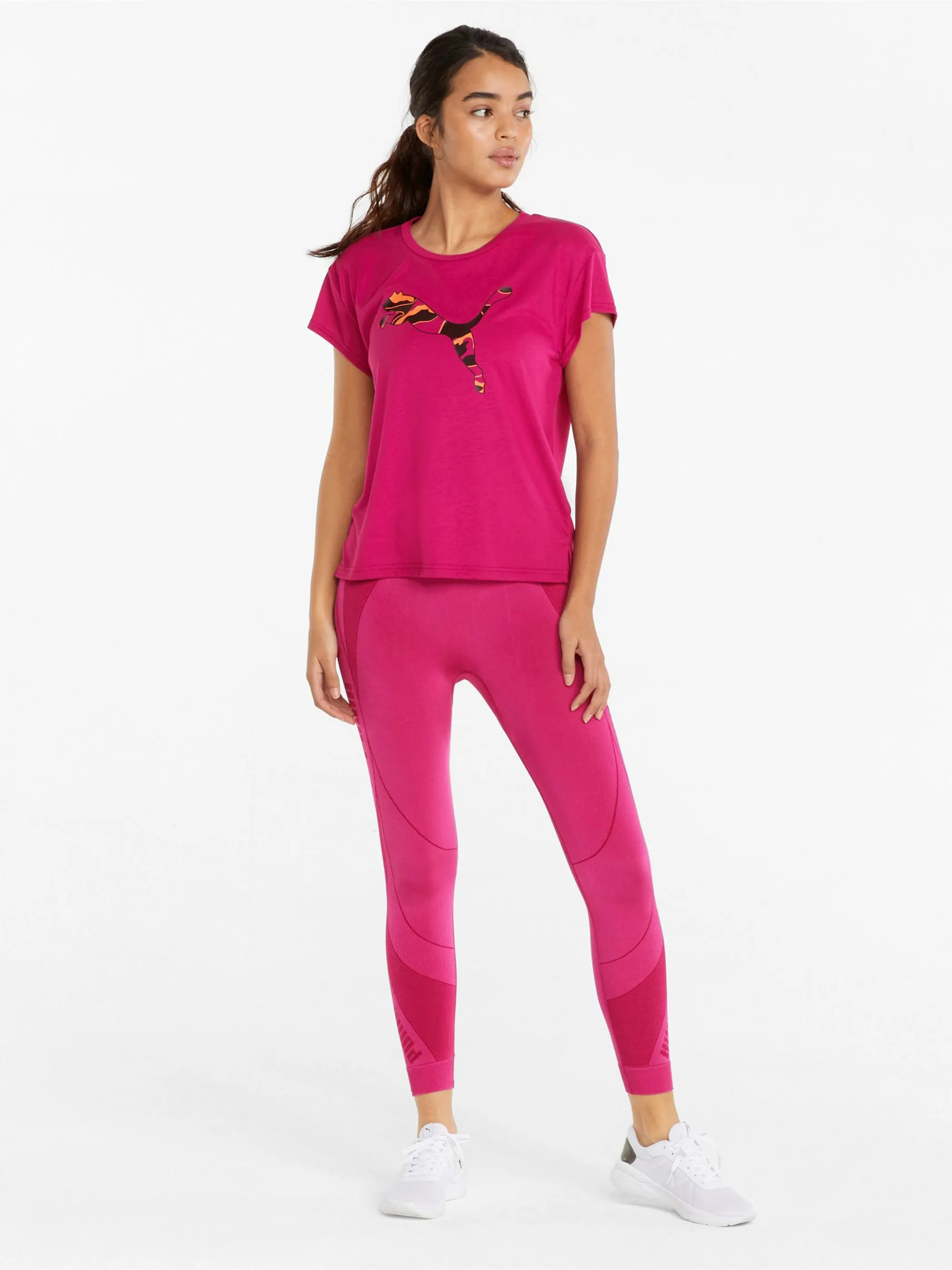 Puma 847100 Da-T-Shirt, gr. Puma Lo Pink 859763 14 3