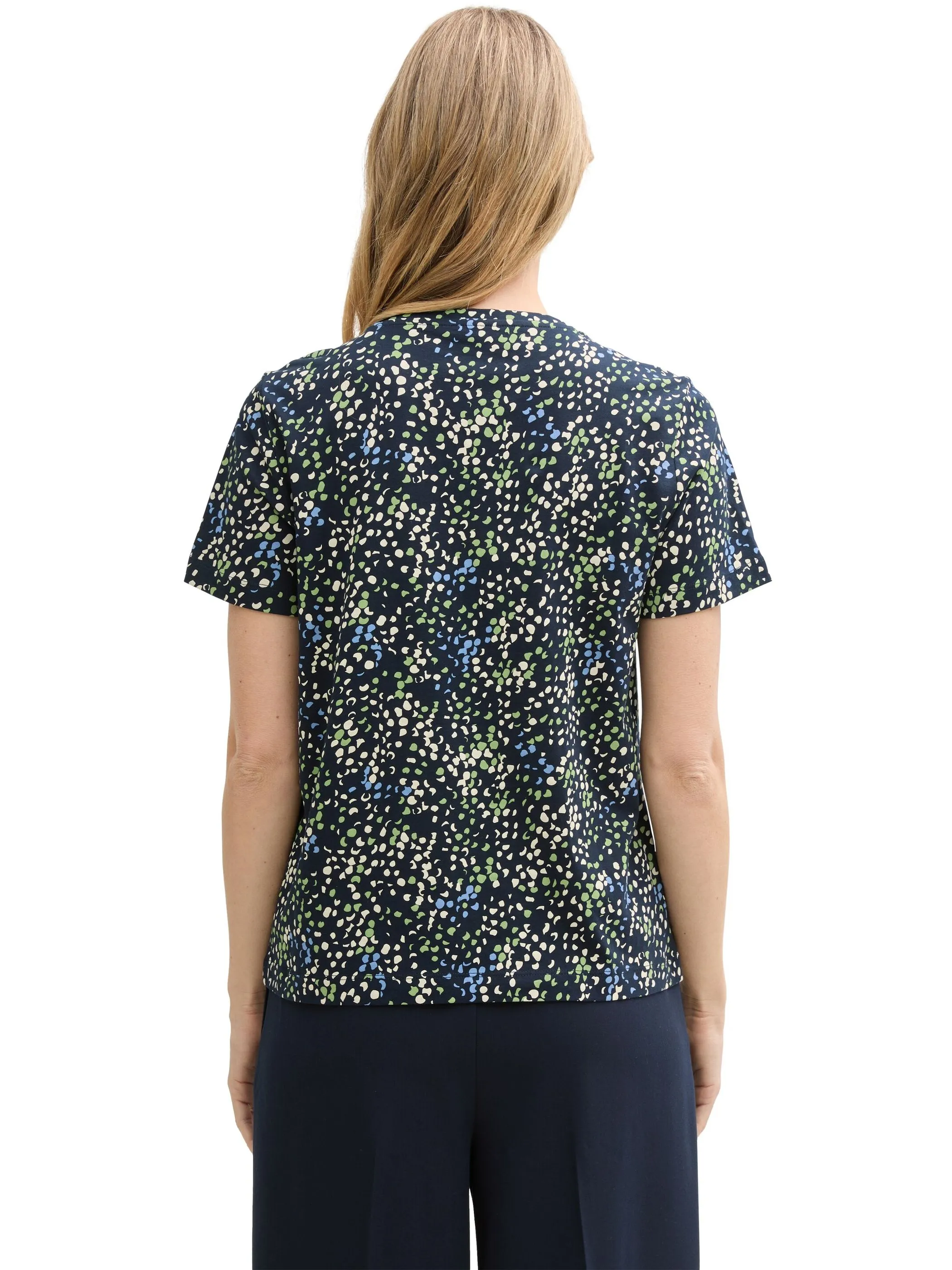 Tom Tailor 1045534 NOS T-shirt basic crew neck Marine 905964 37369 3 Tom Tailor 1045534 NOS T-shirt basic crew neck Marine 905964 37369 3