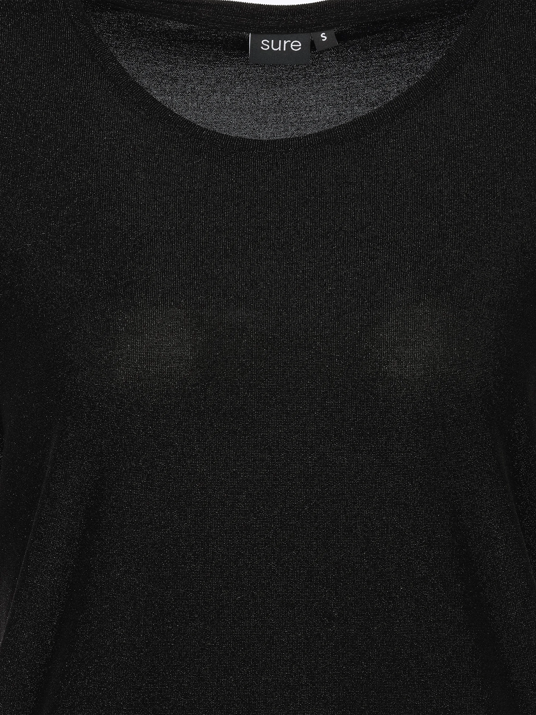 Sure Da-Shirt m. Lurexfäden, Party Schwarz 932952 BLACK 3