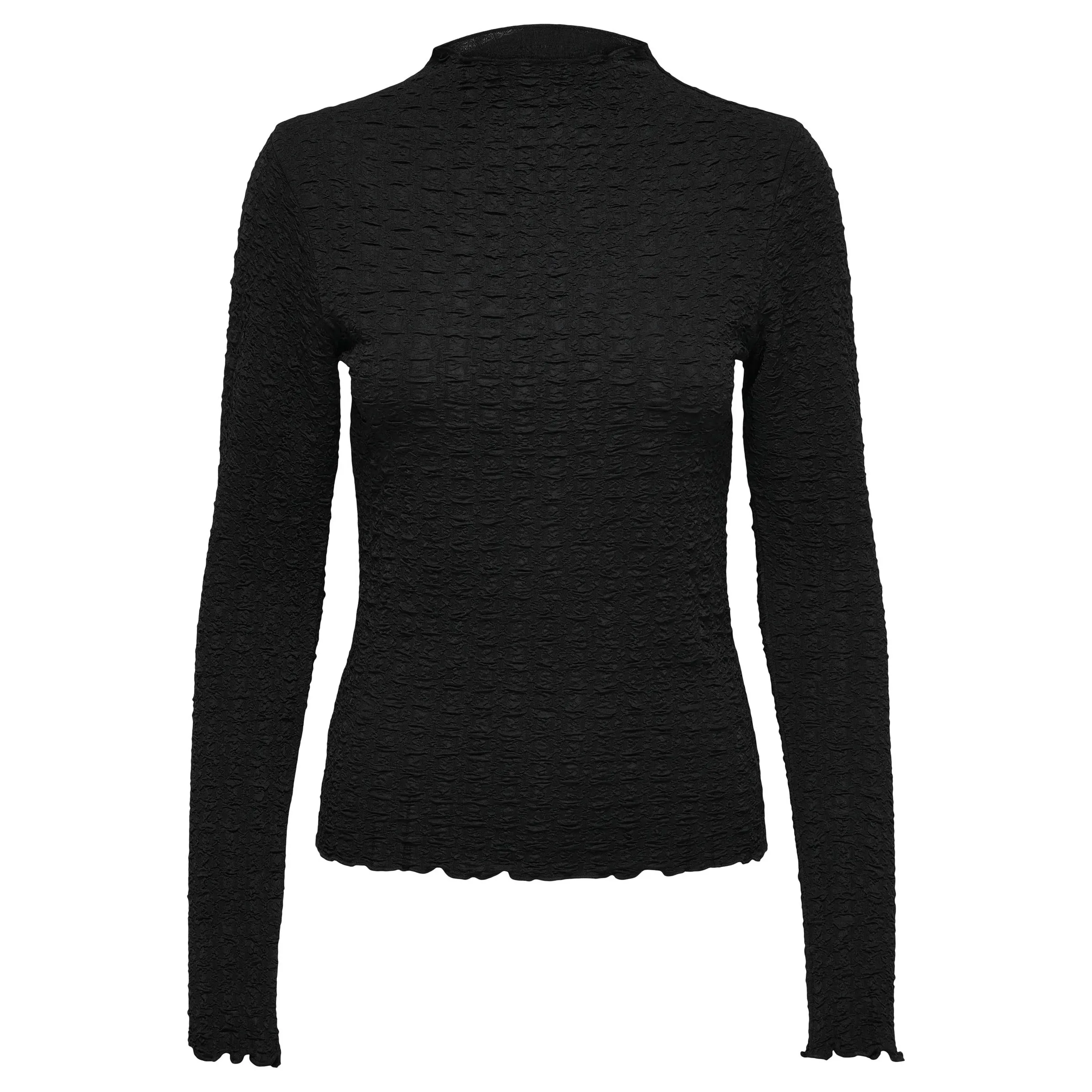 Only 15310221 ONLGERDA L/S MOCK NECK TOP Schwarz 887383 177911 1 Only 15310221 ONLGERDA L/S MOCK NECK TOP Schwarz 887383 177911 1