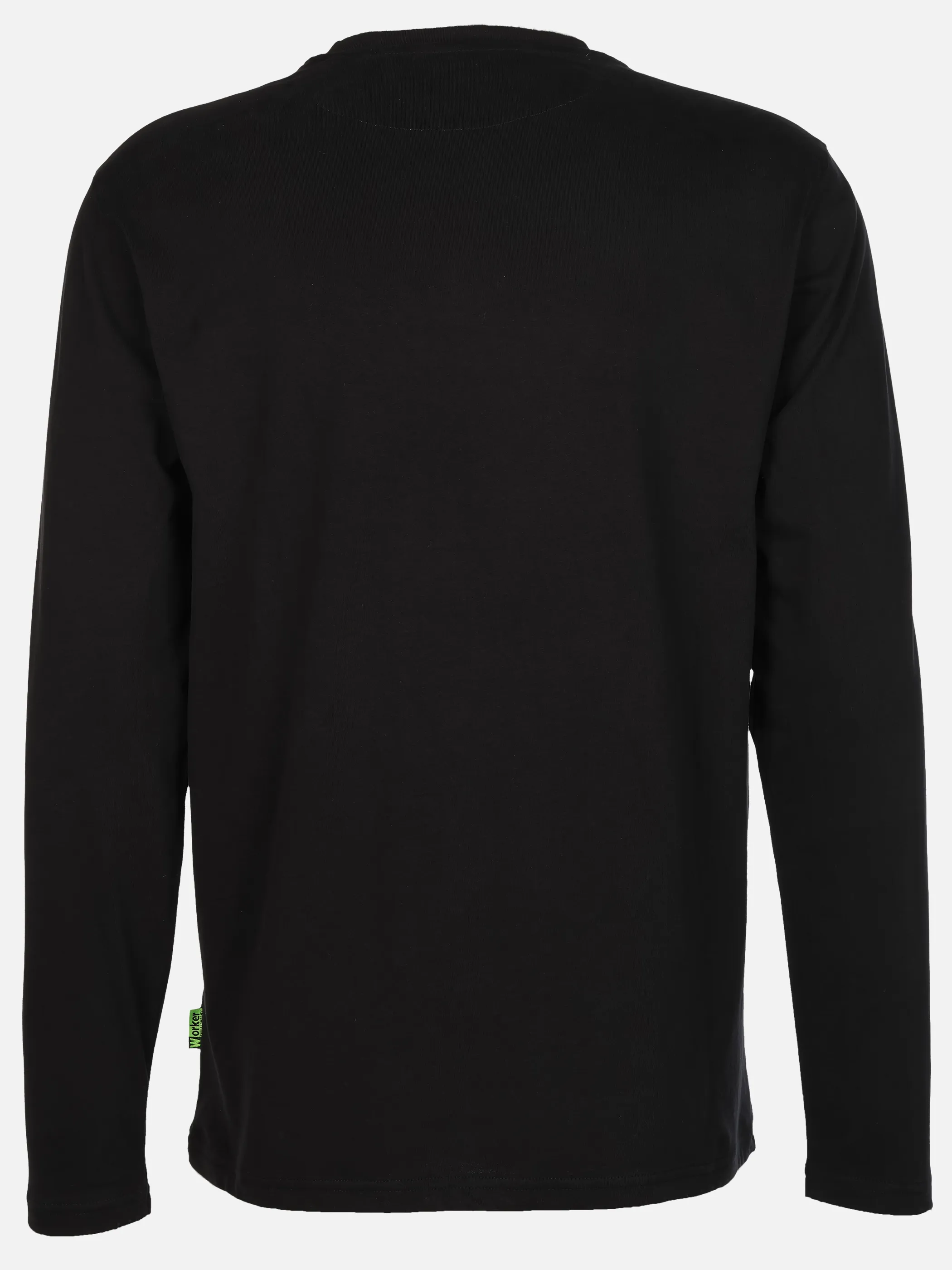 Worker He. T-Shirt 1/1 Arm 2in1 basic Schwarz 930535 BLACK 2