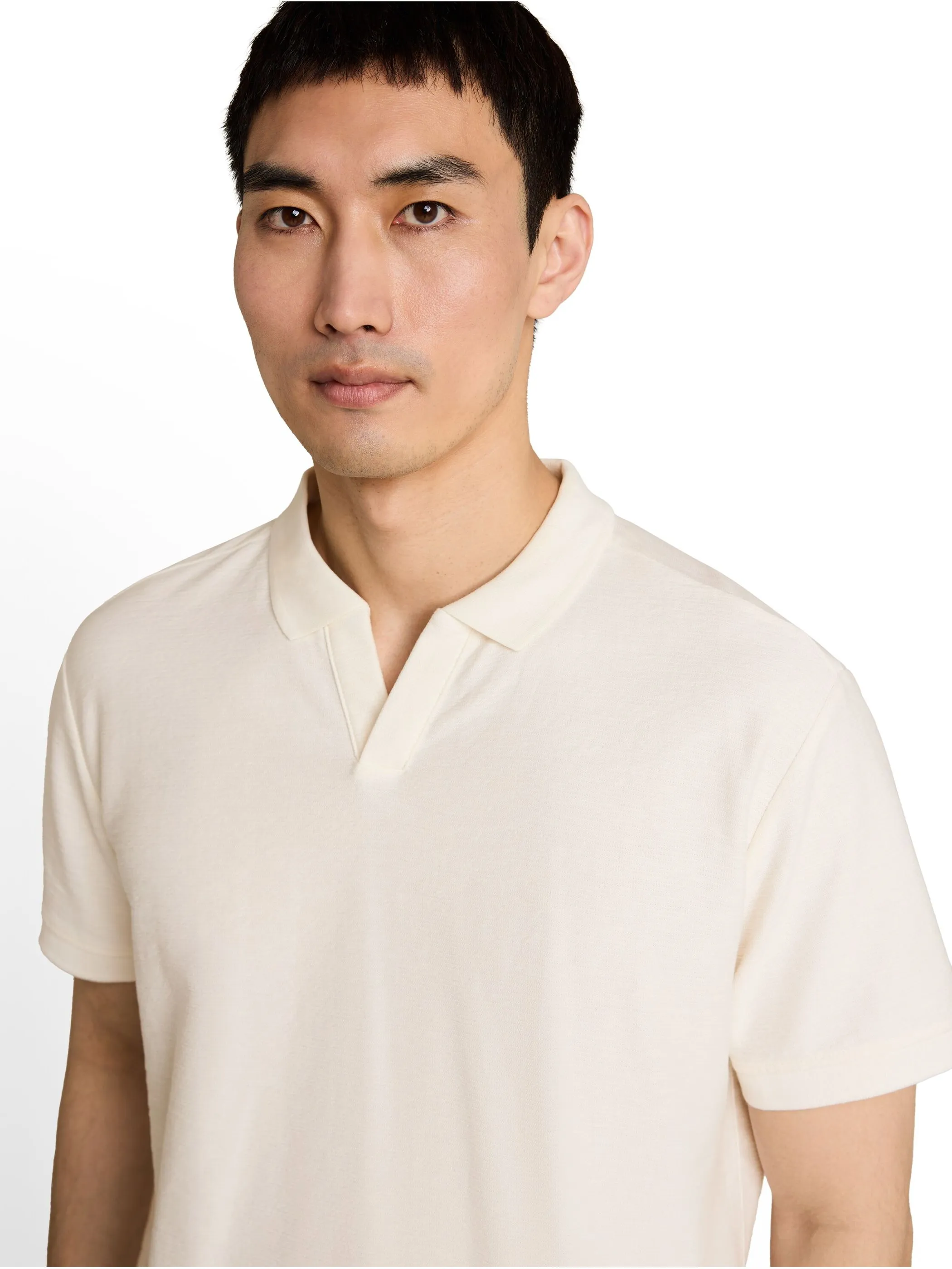 Tom Tailor 1051182 NOS structured resort collar polo Weiß 926455 10348 3