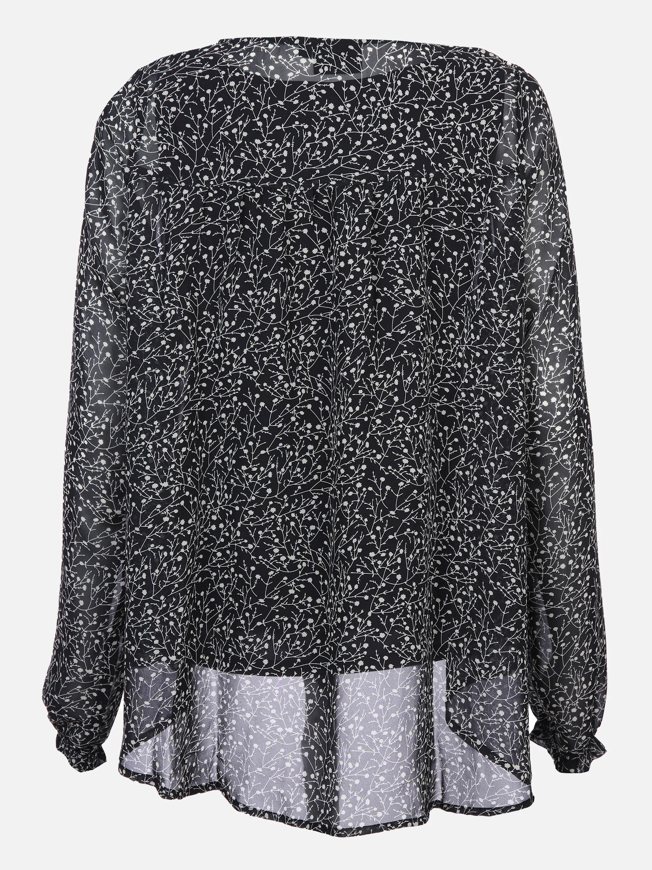 Lisa Tossa Da-Bluse m.halber Knopfleiste Schwarz 867854 SCHW/WEIß 2 Lisa Tossa Da-Bluse m.halber Knopfleiste Schwarz 867854 SCHW/WEIß 2