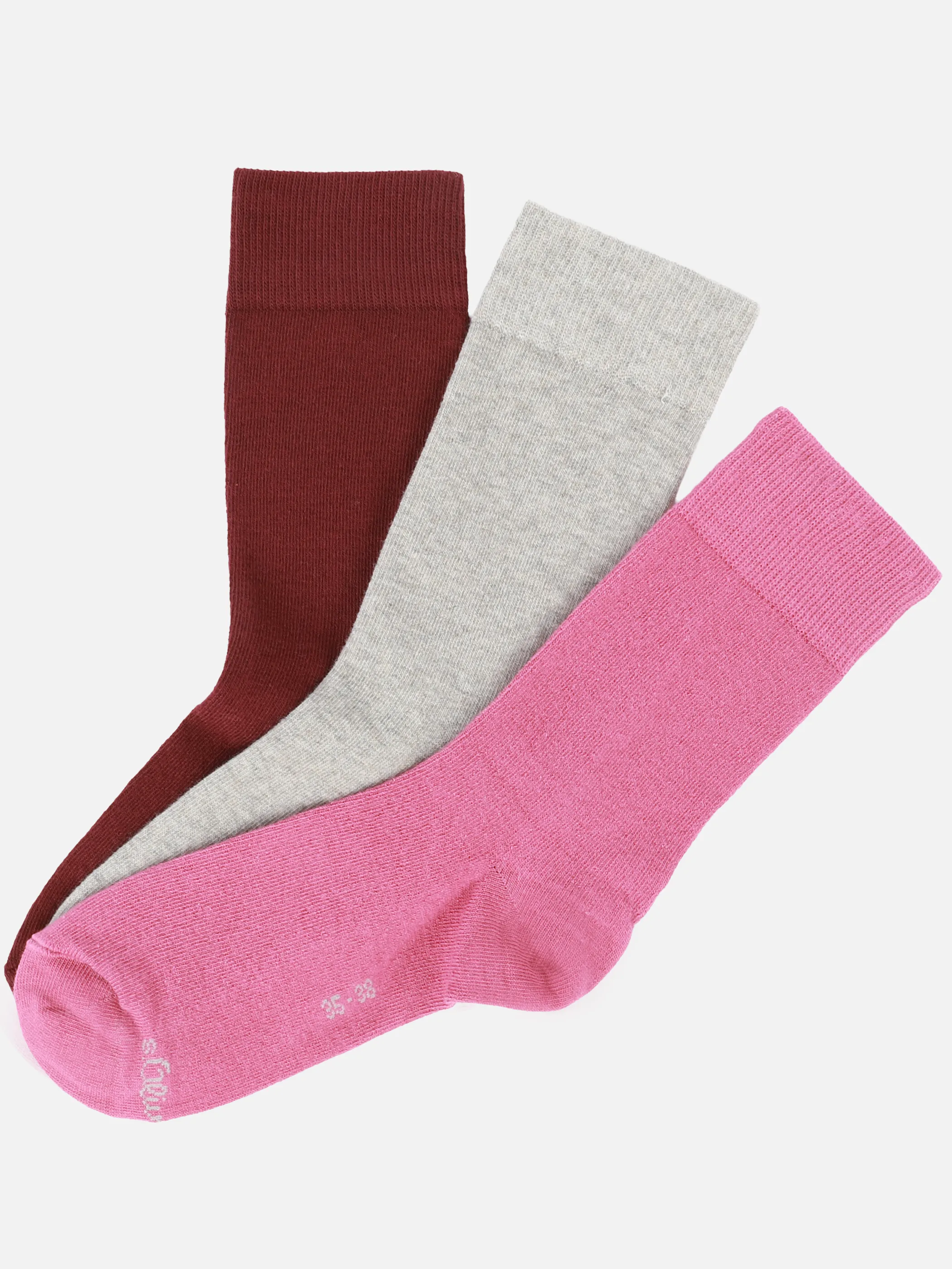 s.Oliver S20808 Da. Socken essentials combe Rot 915573 3895 1