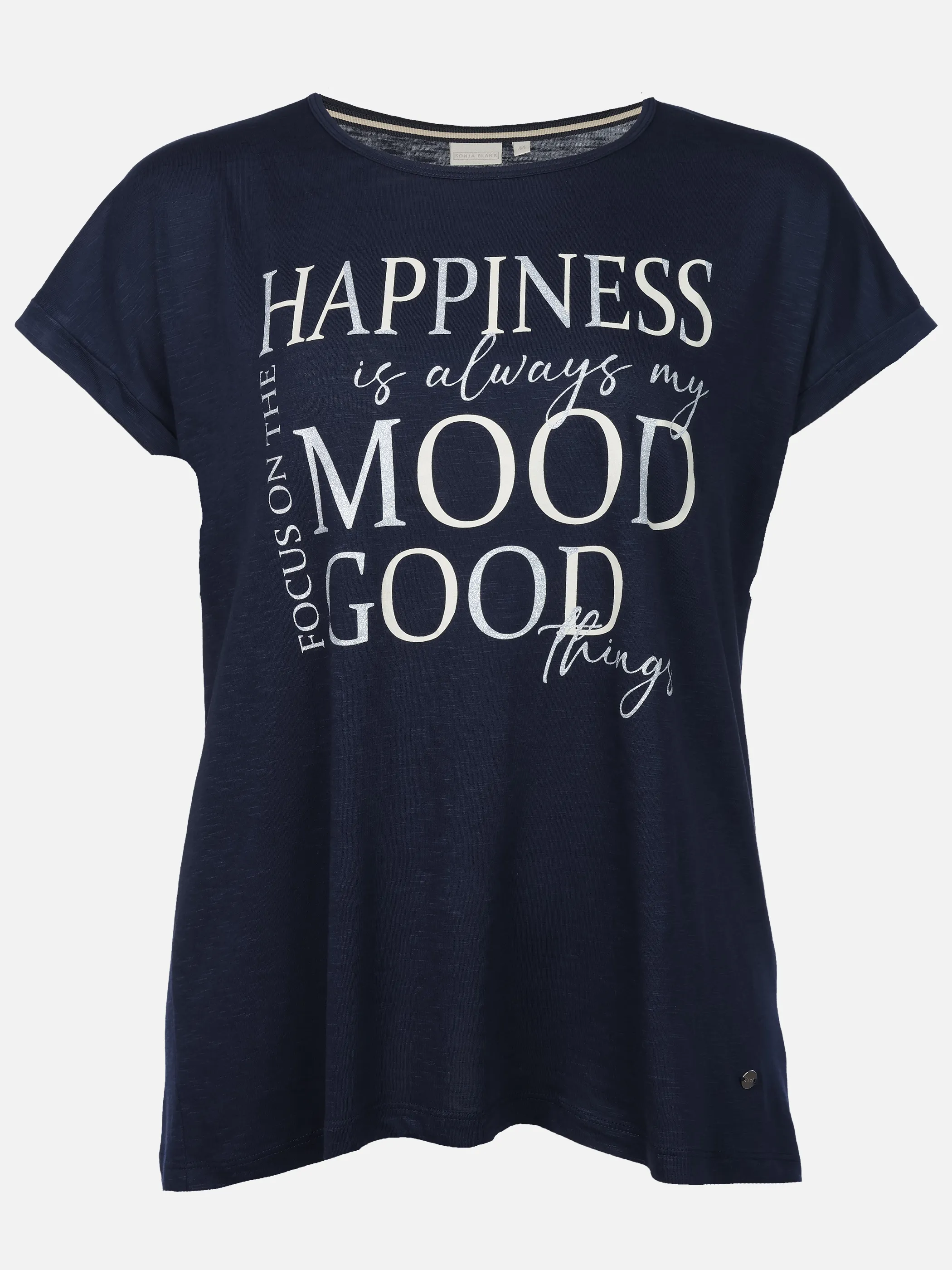 Sonja Blank Da-gr.Gr. T-Shirt m. Print Grün 923598 SAPPHIRE 1