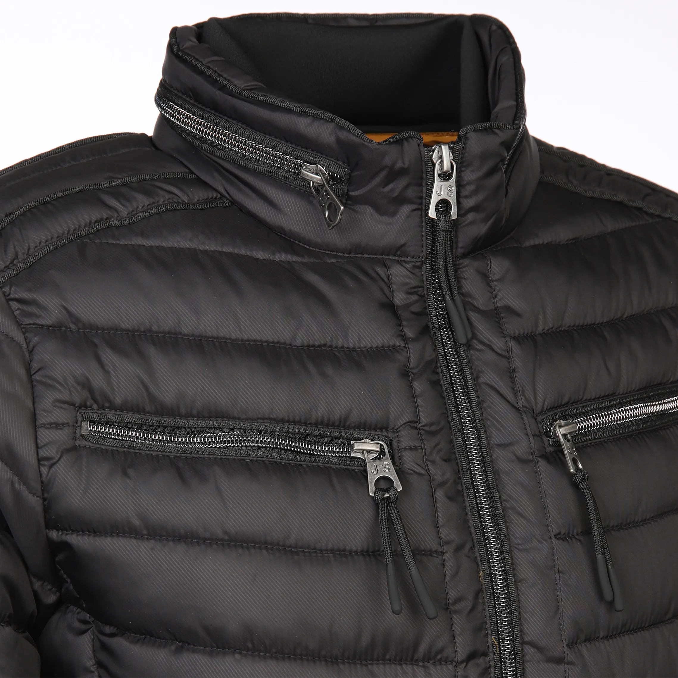 Jim Spencer He. Steppblouson melange scuba Schwarz 878837 SCHWARZ 4 Jim Spencer He. Steppblouson melange scuba Schwarz 878837 SCHWARZ 4