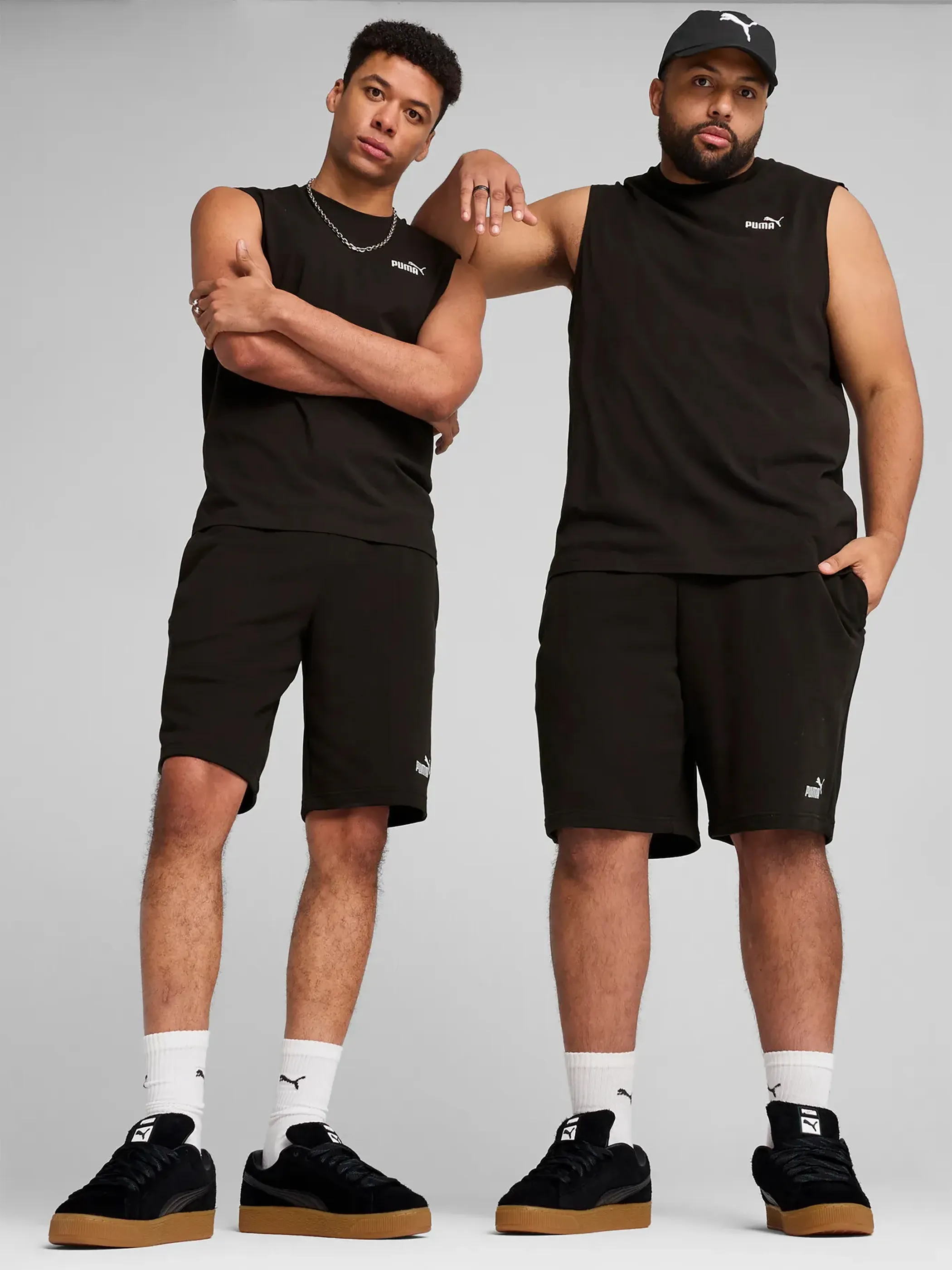 Puma 682594 He-Shorts ESS No. 1 Logo Grau 904548 0003 3