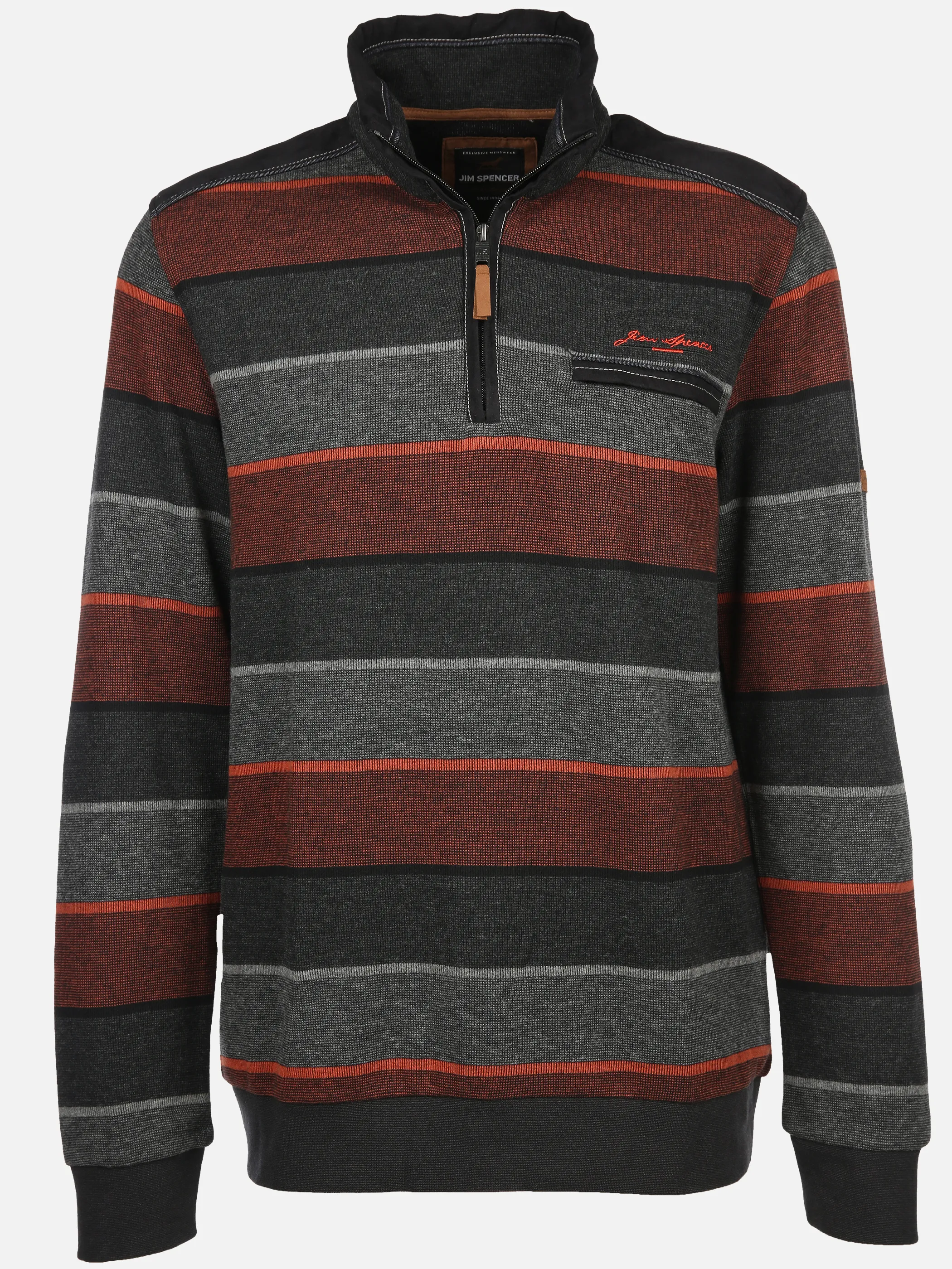 Jim Spencer He. Sweattroyer melange RV Orange 898404 ORANGE 1