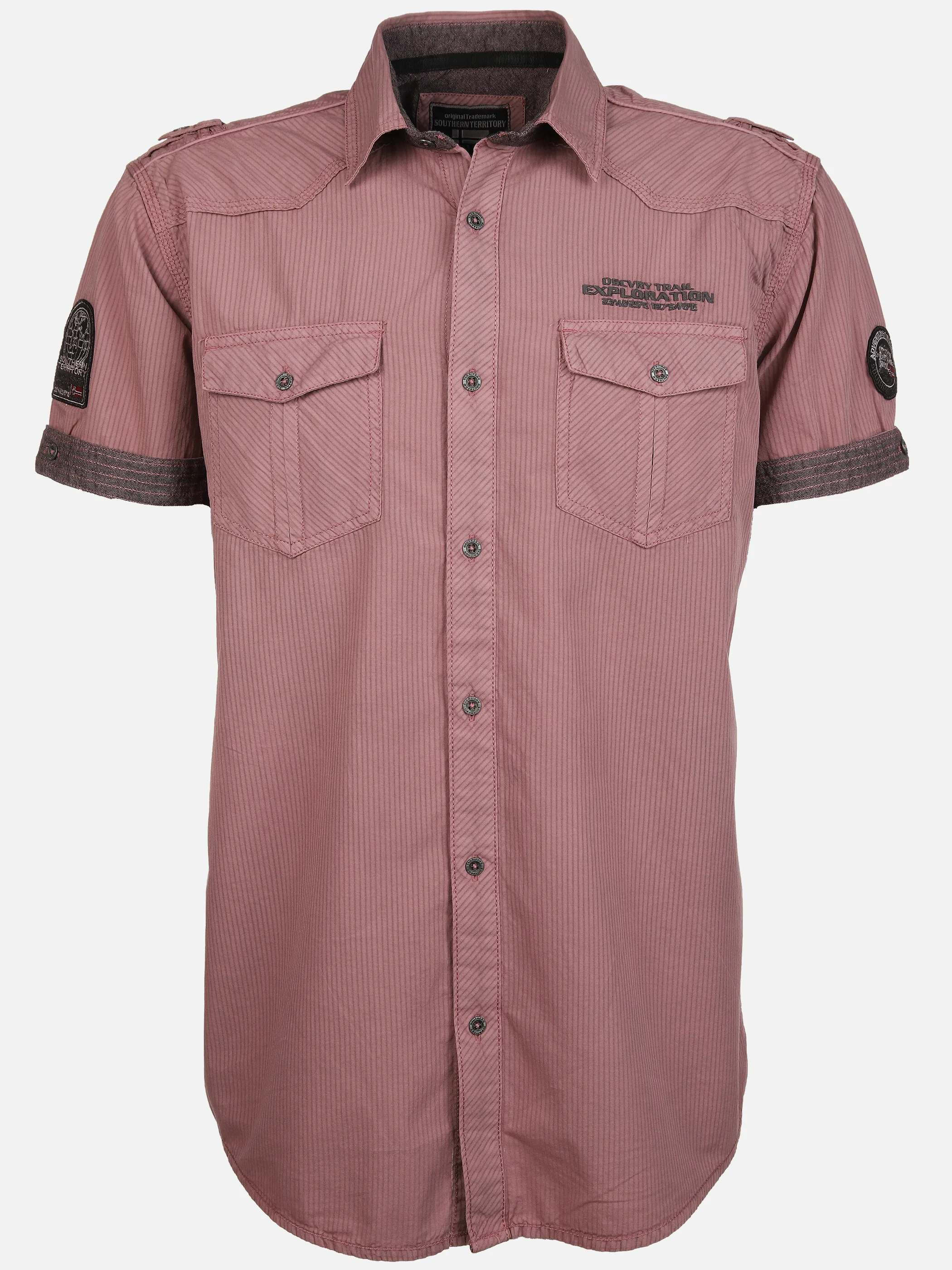 Southern Territory He. Freizeithemd 1/2 Arm oilwa Rot 892281 RED 1