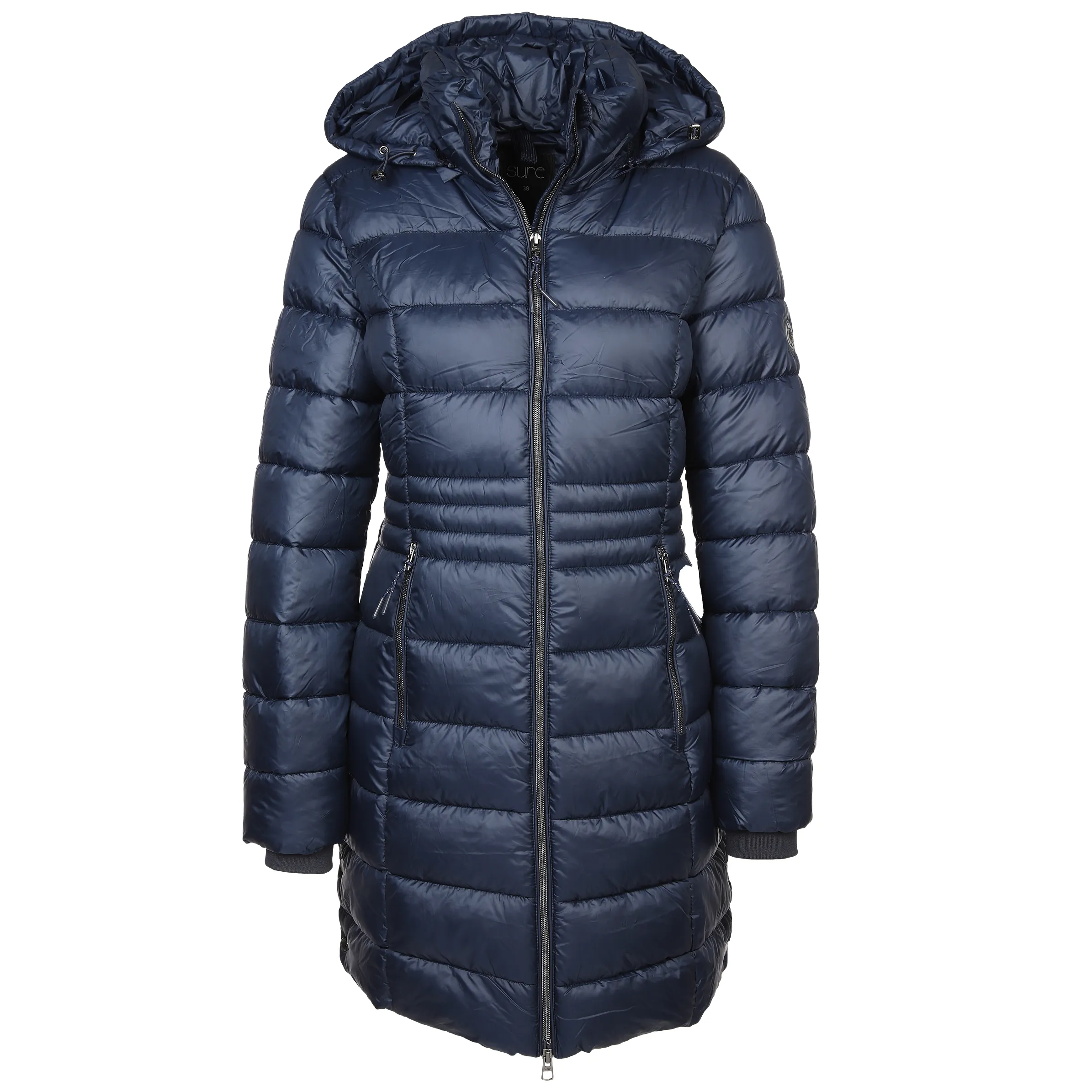 Sure Da-Steppmantel m.Kapuze Marine 880226 NAVY 1