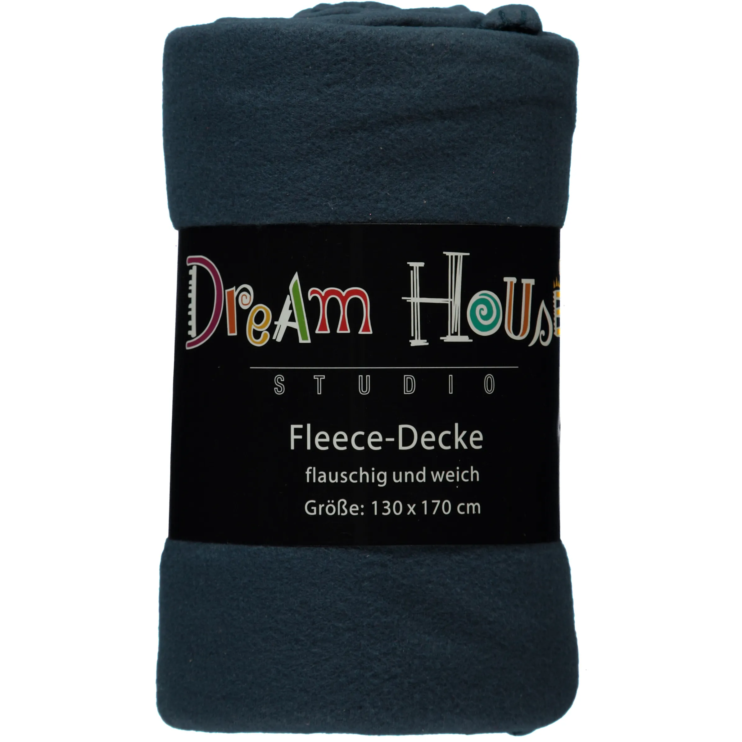 Dream House Fleecedecke 130x170cm Blau 813181 19-4026 2