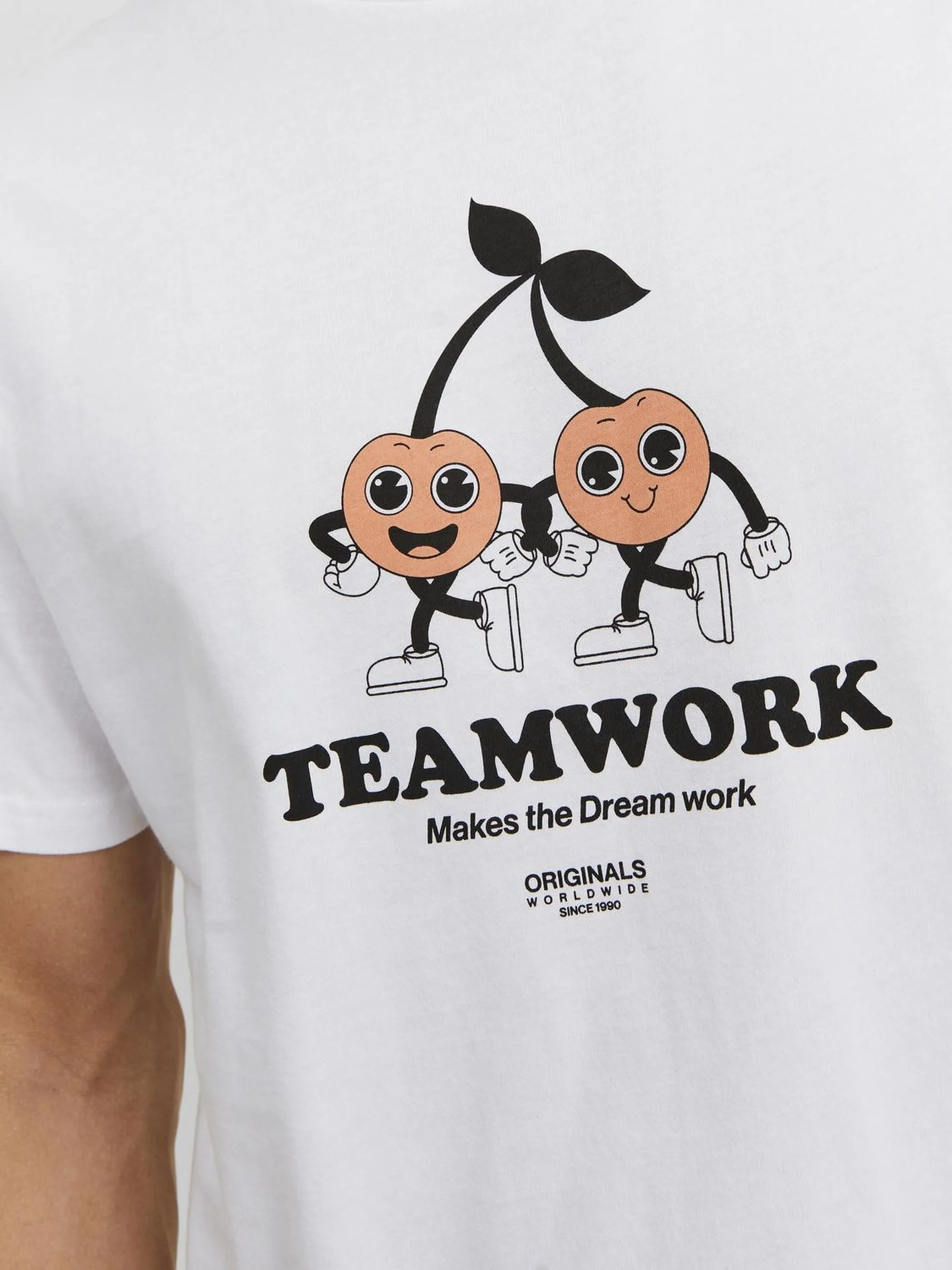 Jack Jones 12238164 JORTOONIE TEE SS CREW Weiß 877747 178074