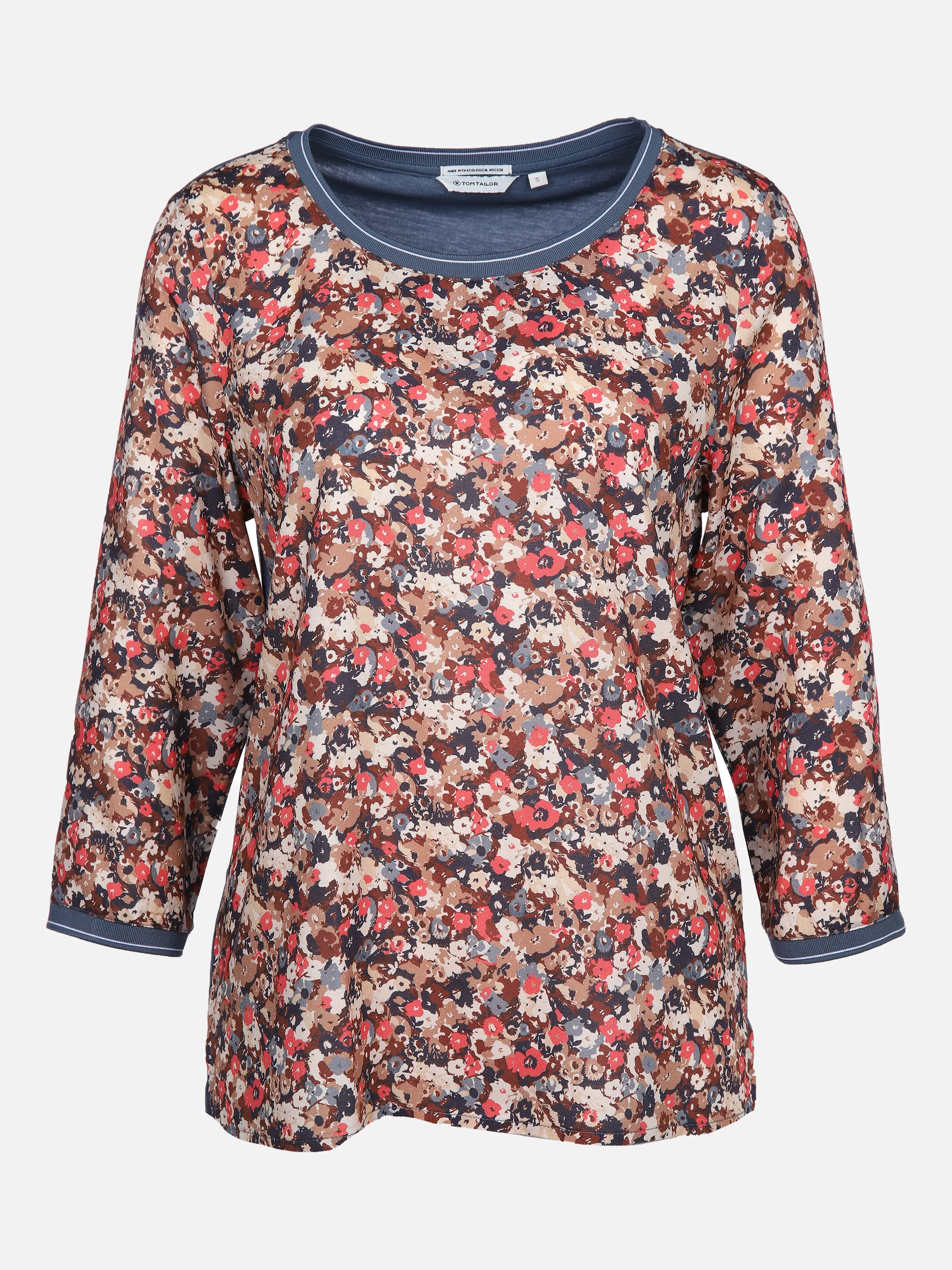 Tom Tailor 1032698 NOS fabric mix T-shirt Braun 869436 30197 1 Tom Tailor 1032698 NOS fabric mix T-shirt Braun 869436 30197 1