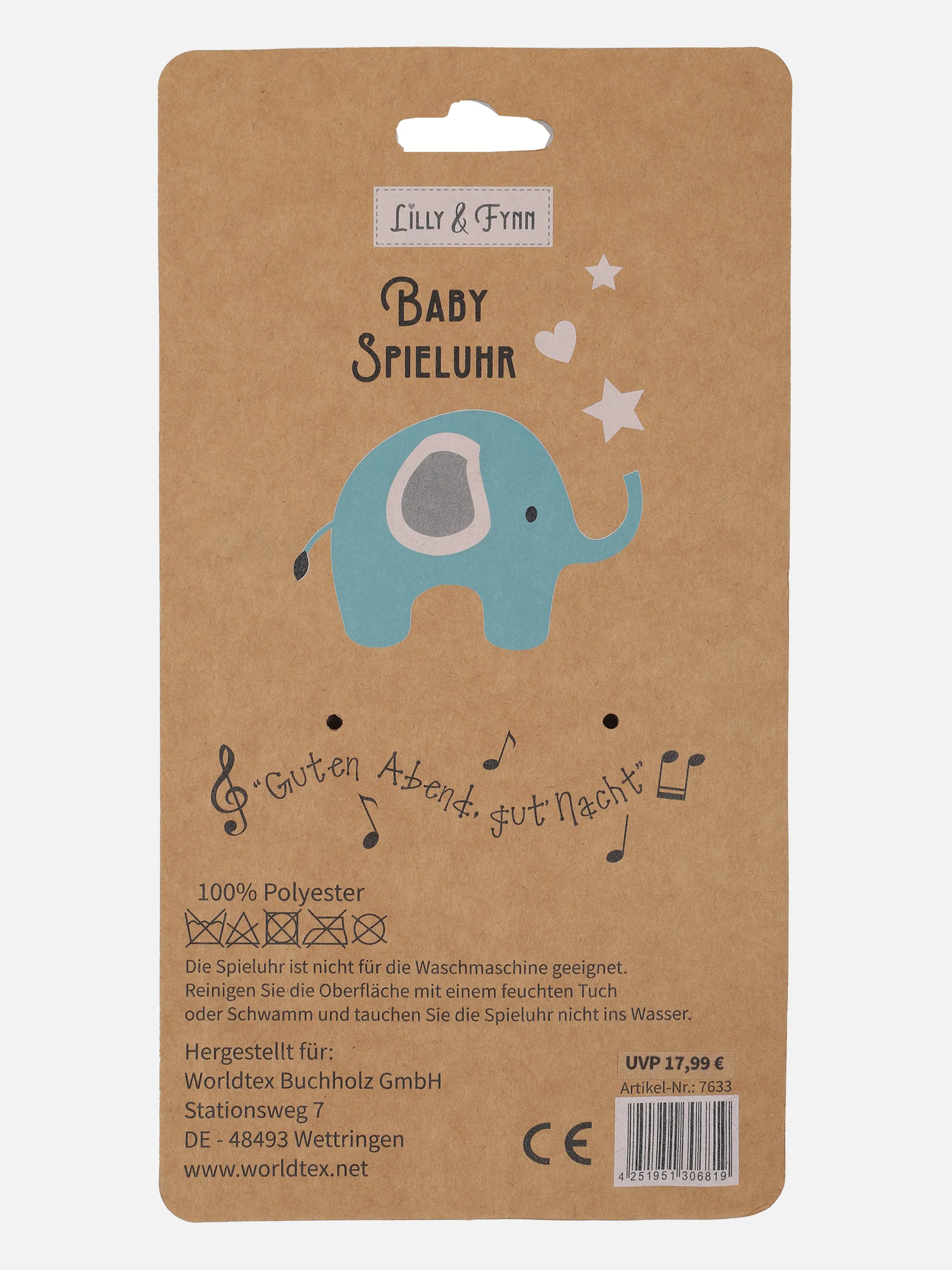 Lilly&Fynn BB Spieluhr Blau 869553 BLAU 4 Lilly&Fynn BB Spieluhr Blau 869553 BLAU 4