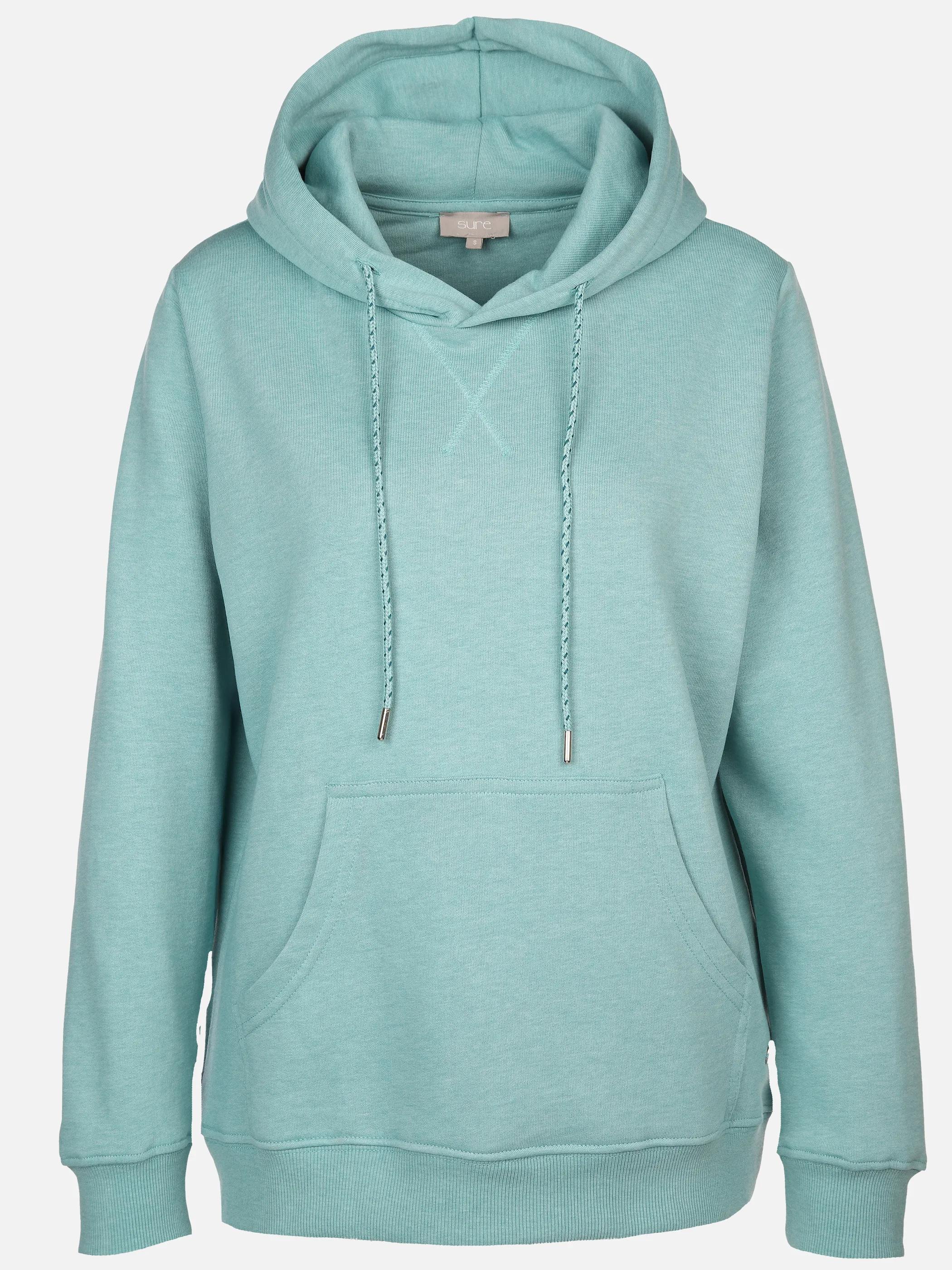 Sure Da-Sweatshirt m. Kapuze Türkis 897547 AQUA MEL 1 Sure Da-Sweatshirt m. Kapuze Türkis 897547 AQUA MEL 1