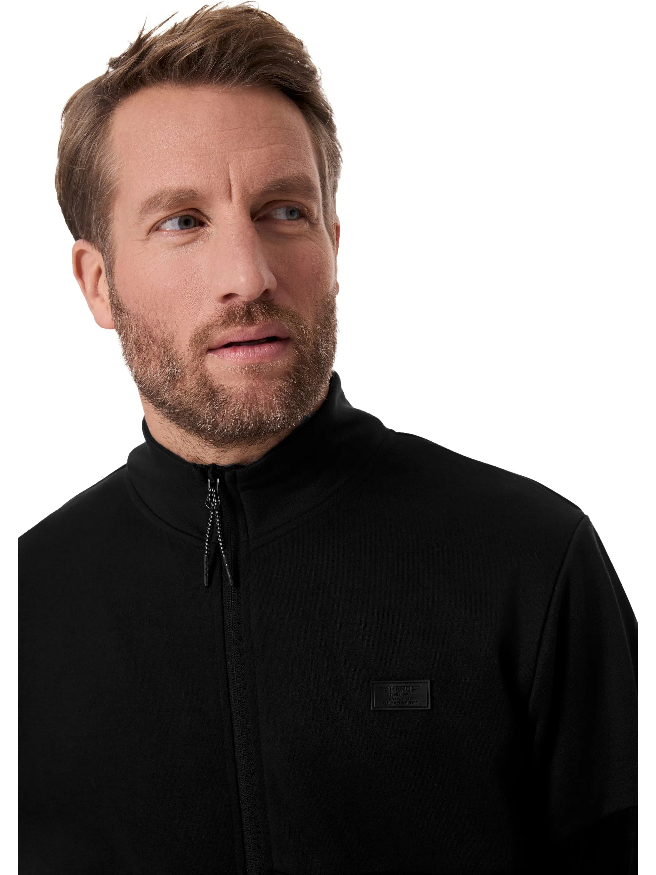 HERO by John Medoox 75220530006999 He-Sweatjacke Schwarz 905260 6999 3