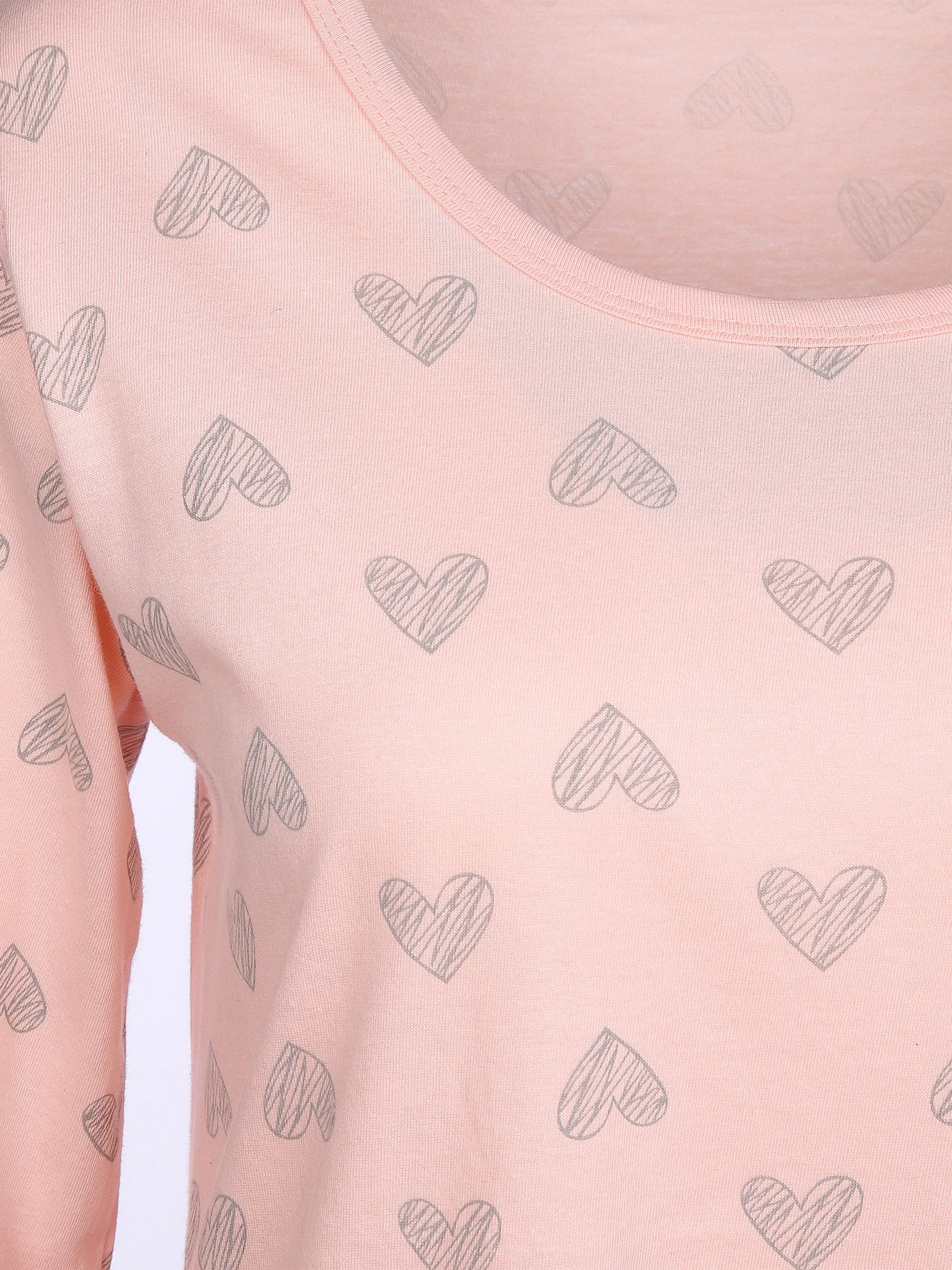 Sure Da. Sleepshirt mit Print langa Rosa 858402 WHITE 3