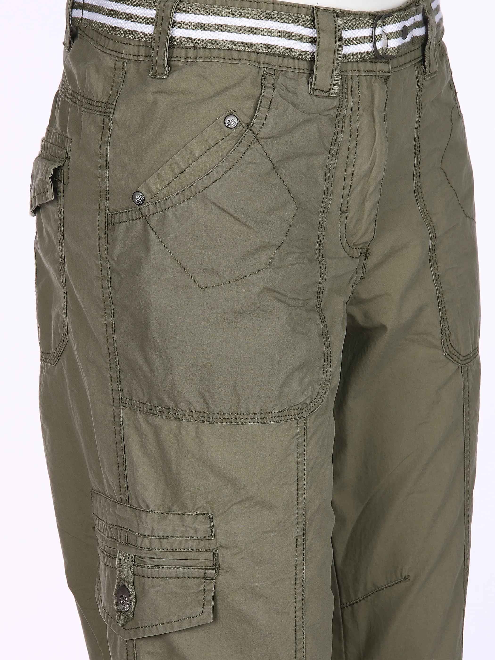 Sure Da-7/8 Hose mit Gürtel Grün 853124 OLIVE 3