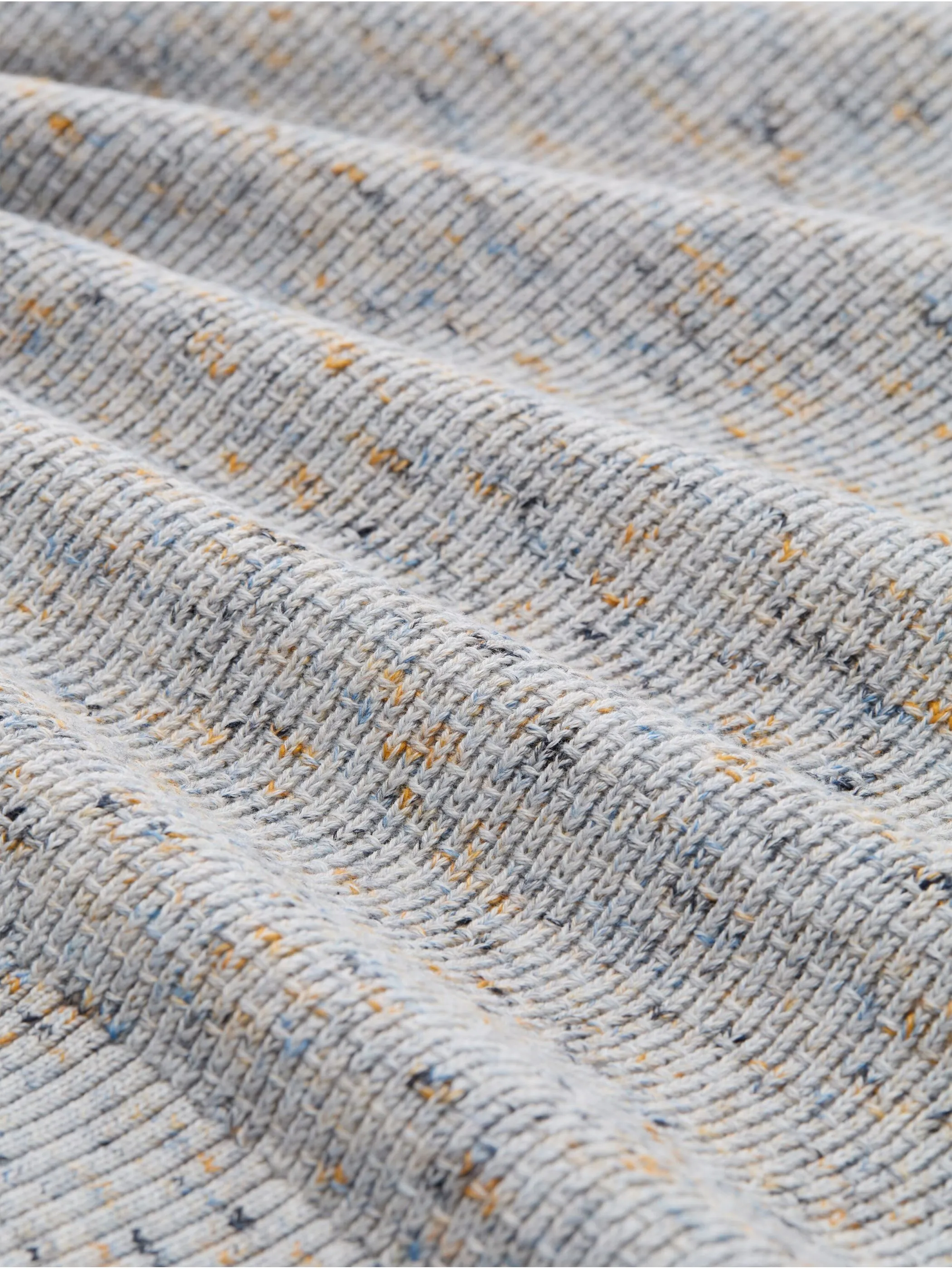 Tom Tailor 1048815 space dye zip jacket Grau 919289 39344 2