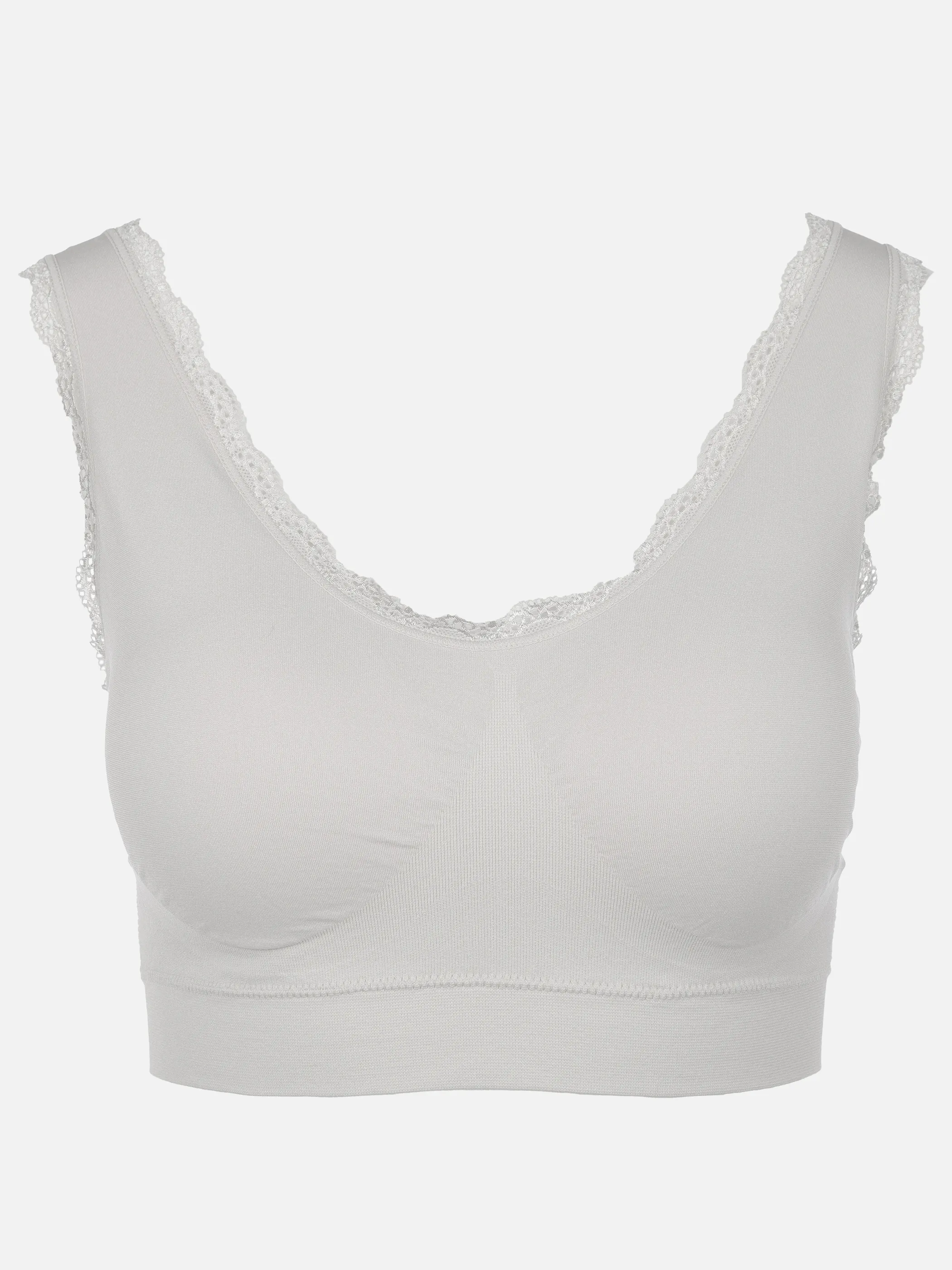Sure Da. Bustier Seamless mit Spitze Weiß 905034 ECRU 1