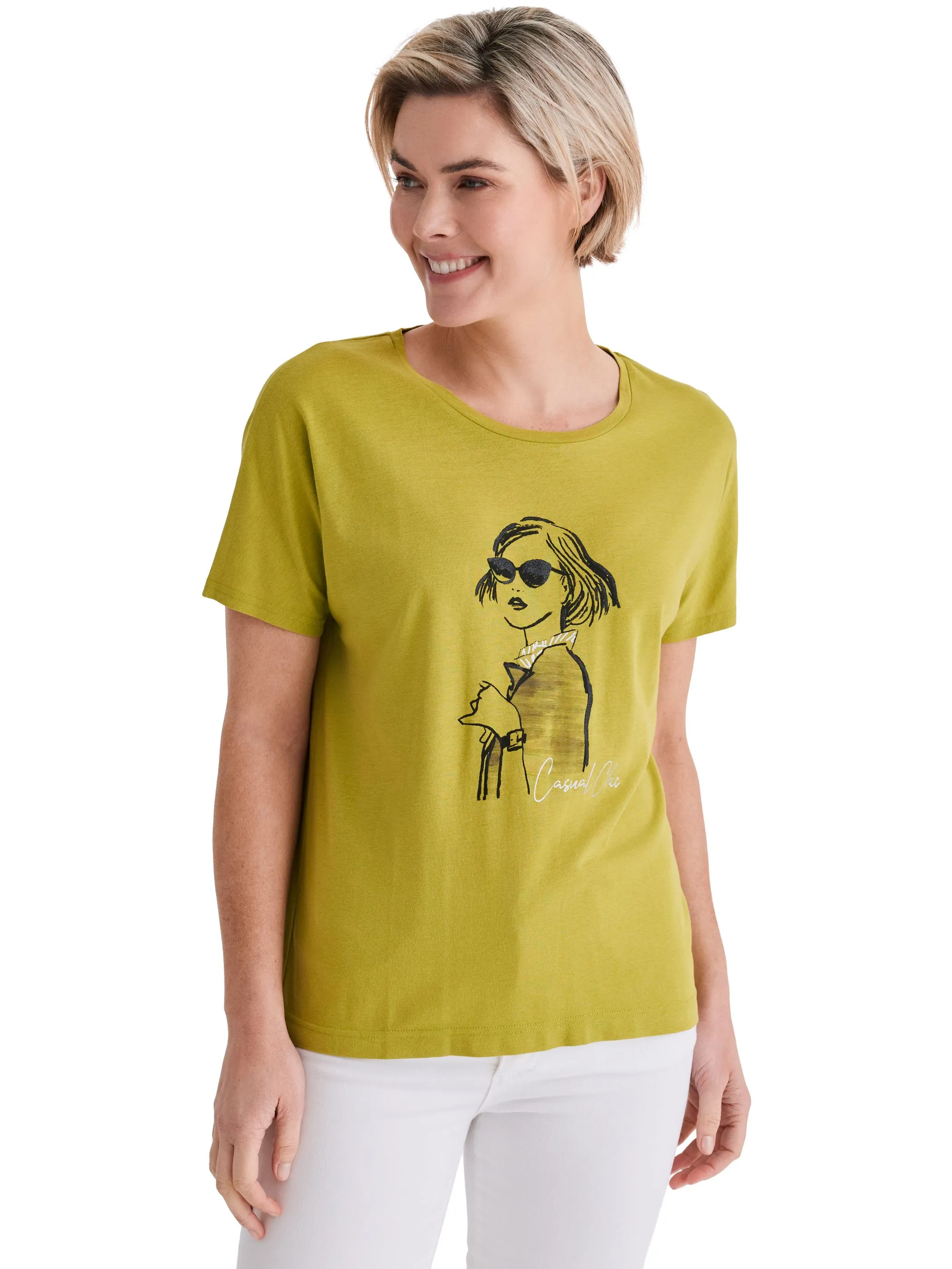 Stooker DOB 23130070005356 Da. T-Shirts / Grün 928307 5356 1