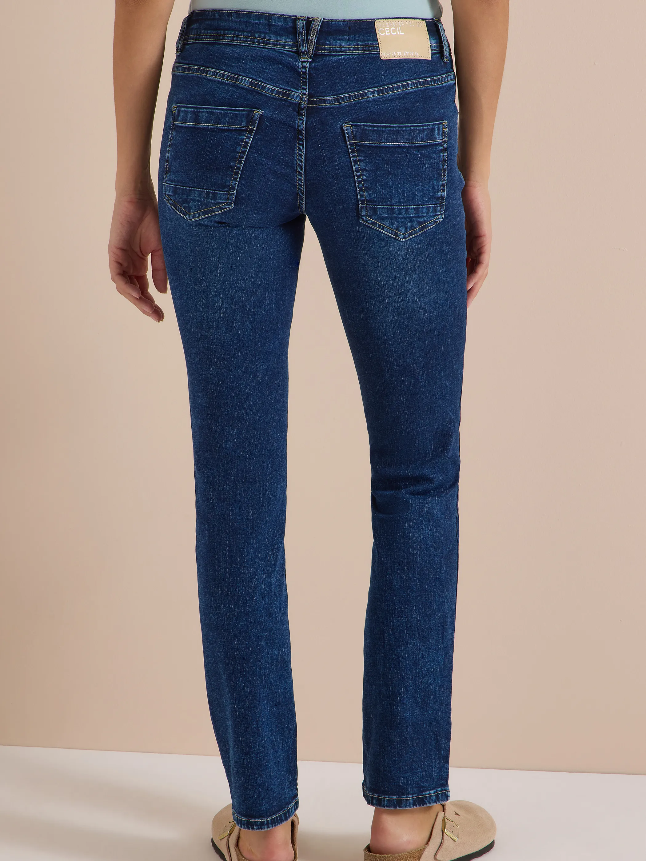 Cecil B380915 Style NOS Scarlett STRAIGHT Mid Blue Blau 928866 10235 2