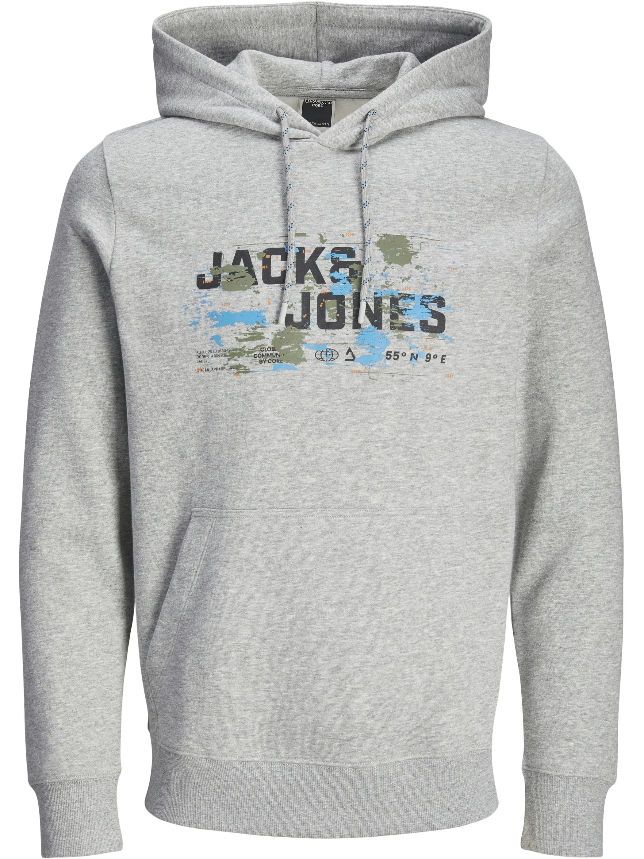 Jack Jones 12261670 JCOOUTDOOR LOGO SWEAT Grau 910799 179085 1