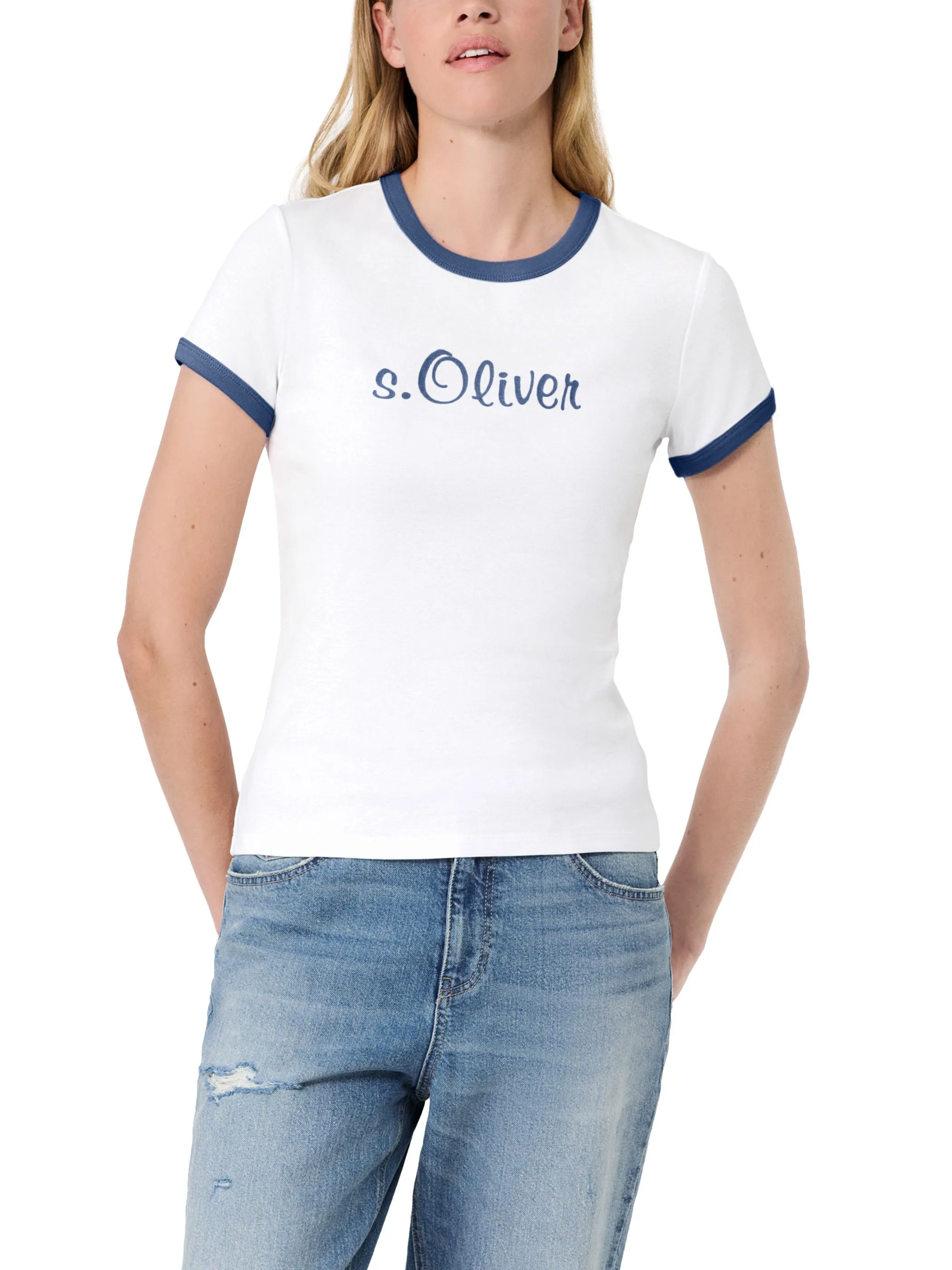 s.Oliver 2188320 T-Shirt Blau 936192 55D1 1