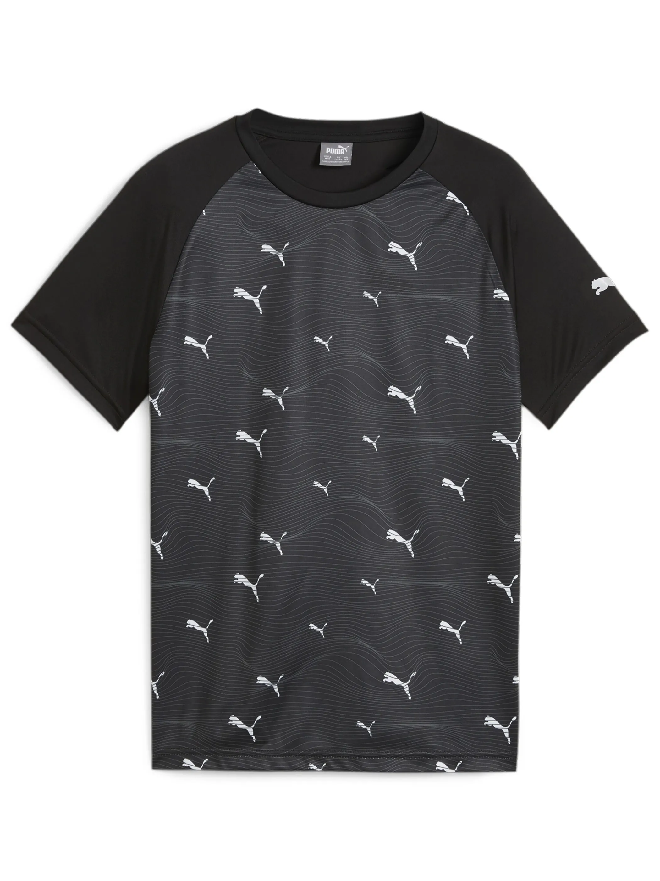 Puma 679214 TB-T-Shirt, Logo AOP Schwarz 893369 0001 1