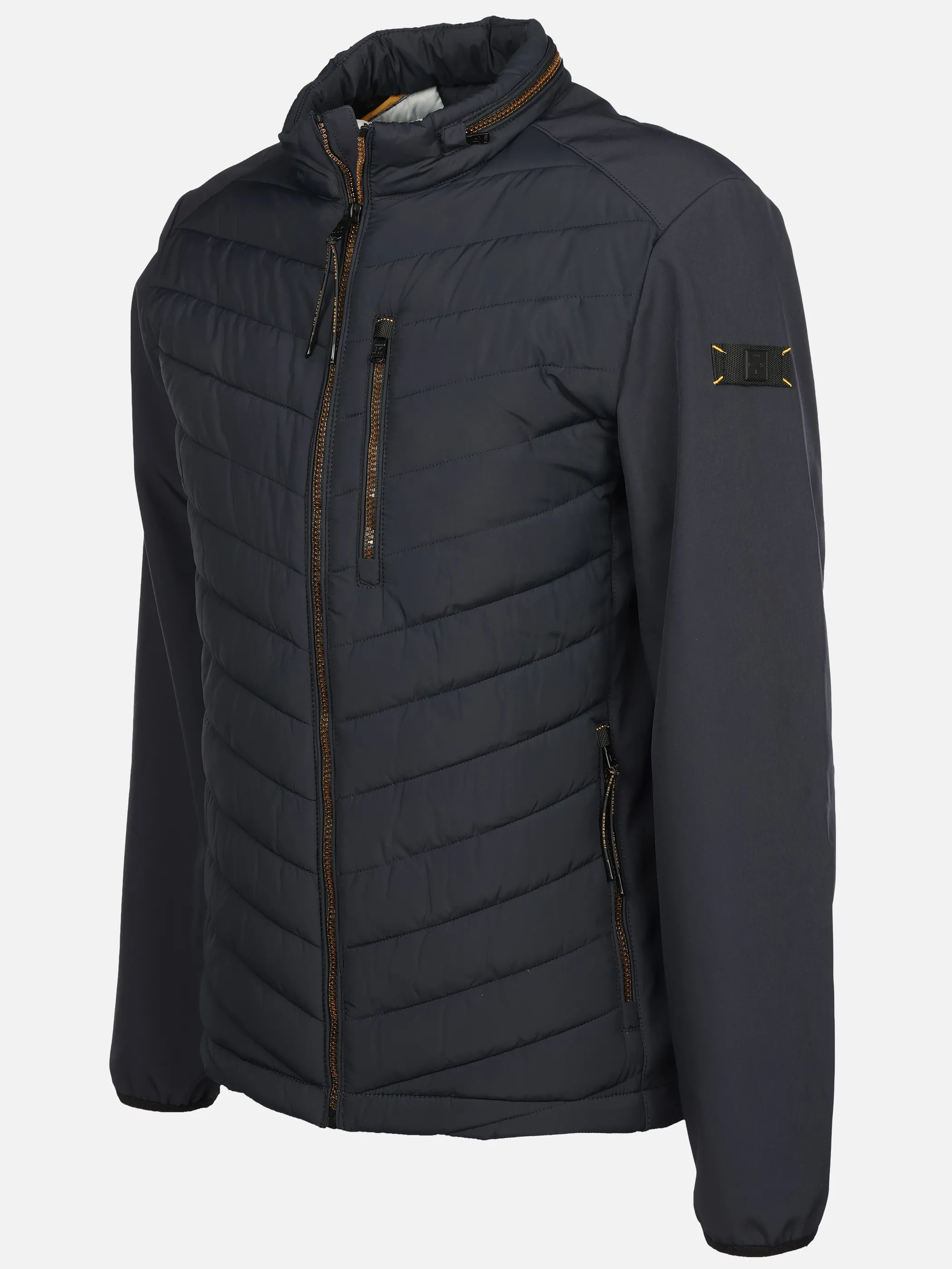 Jim Spencer He. Steppjacke Hybrid Blau 929389 NAVY 3
