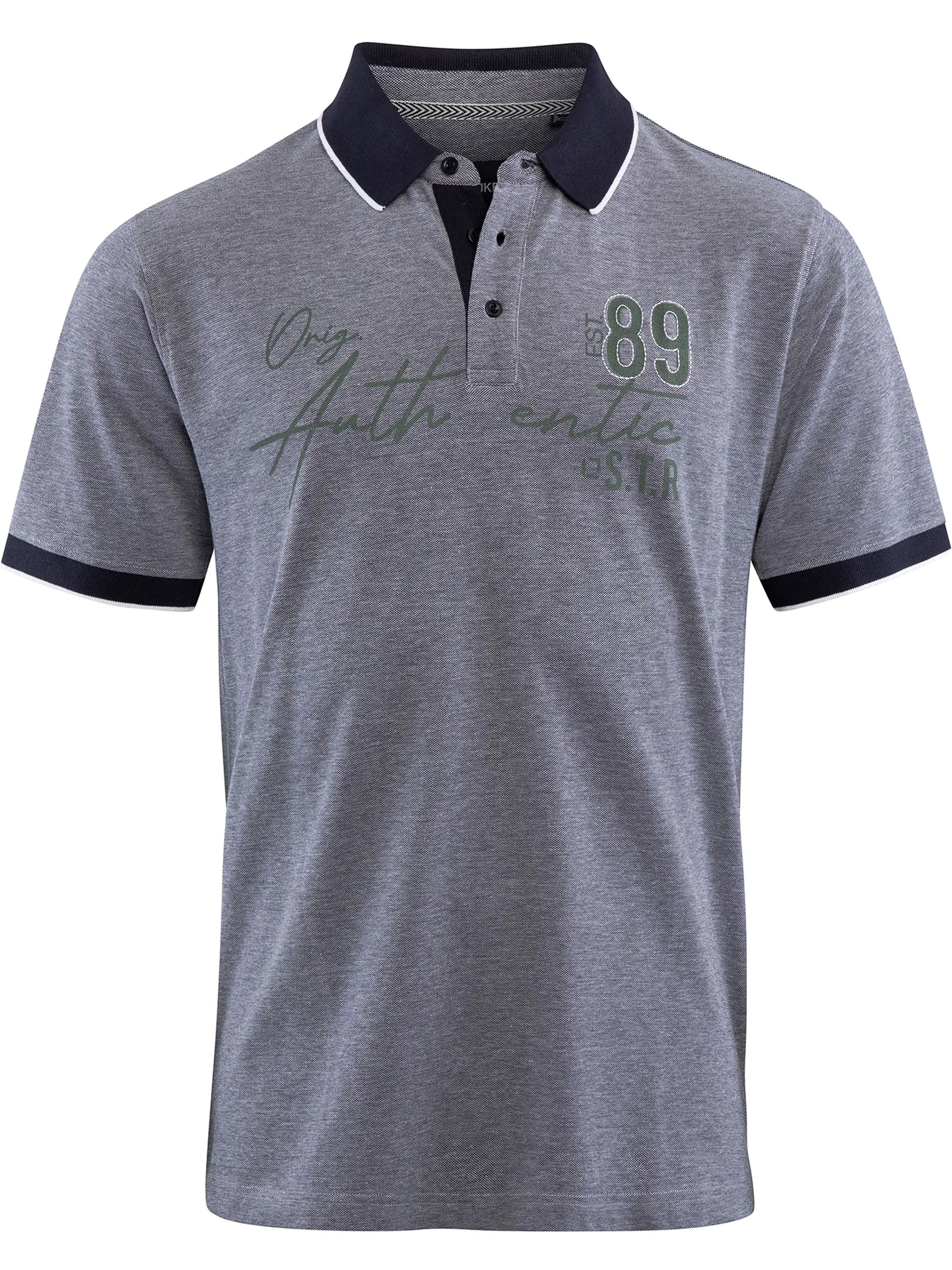 Stooker HAKA 74101210004702 He. Poloshirts, Blau 928378 4702 4