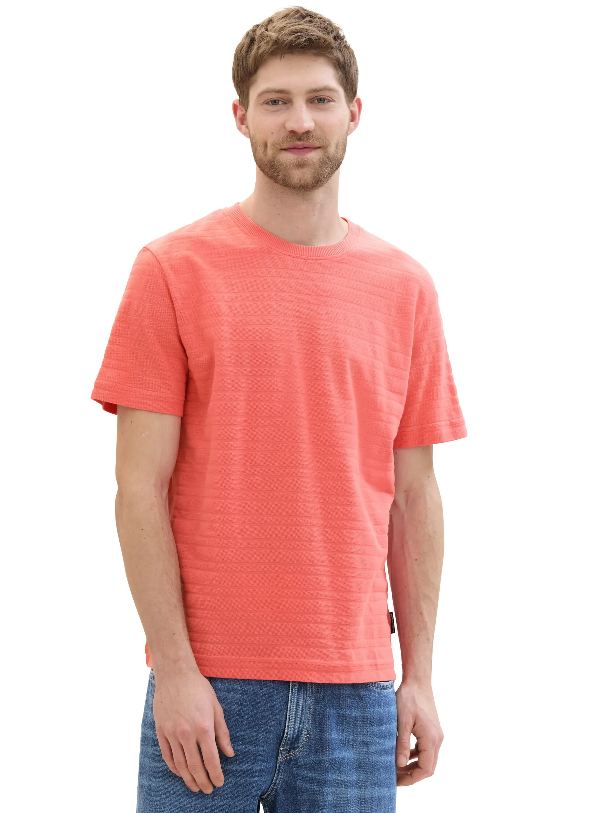 Tom Tailor 1042131 structured t-shirt Pink 895628 26202 5 Tom Tailor 1042131 structured t-shirt Pink 895628 26202 5