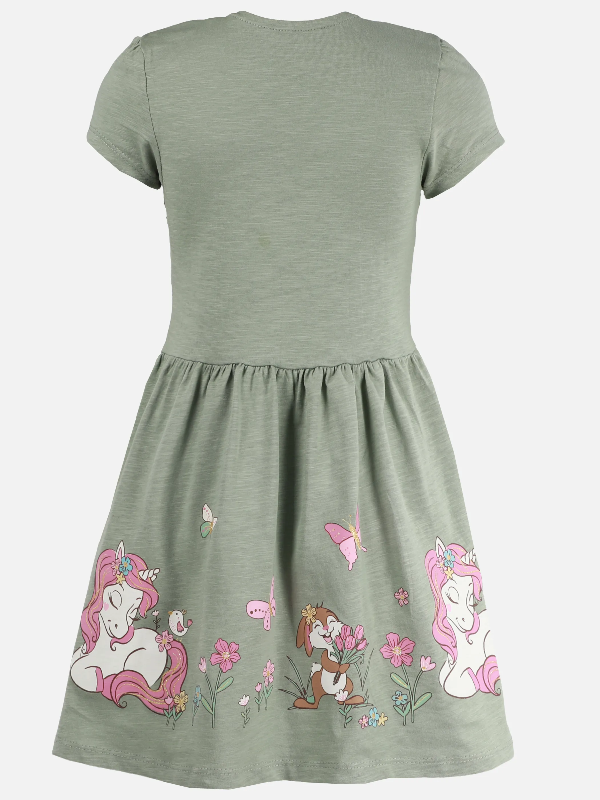 One Way MG Set Kleid, Einhorn print am rock+bag in grün Grün 923232 GRÜN 2