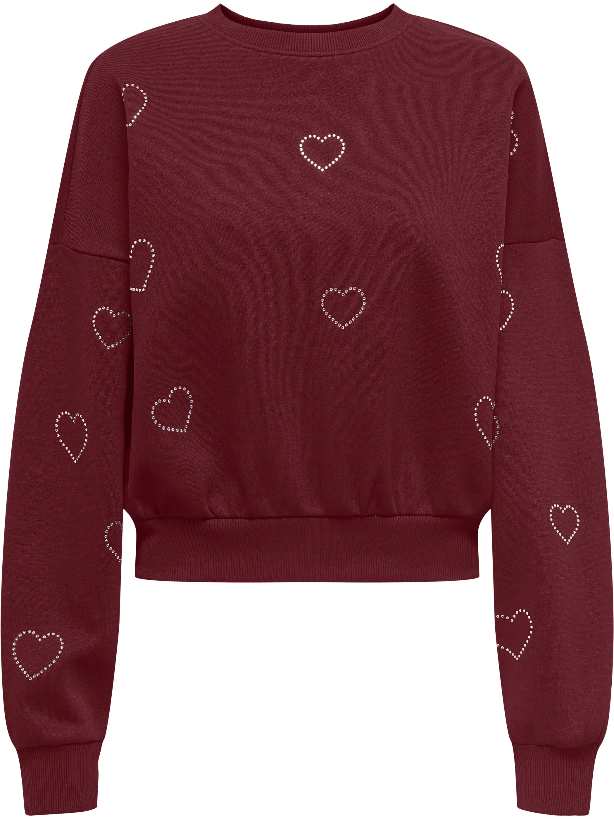 Only 15333887 ONLBERIT L/S O-NECK S Rot 917468 182651002 1
