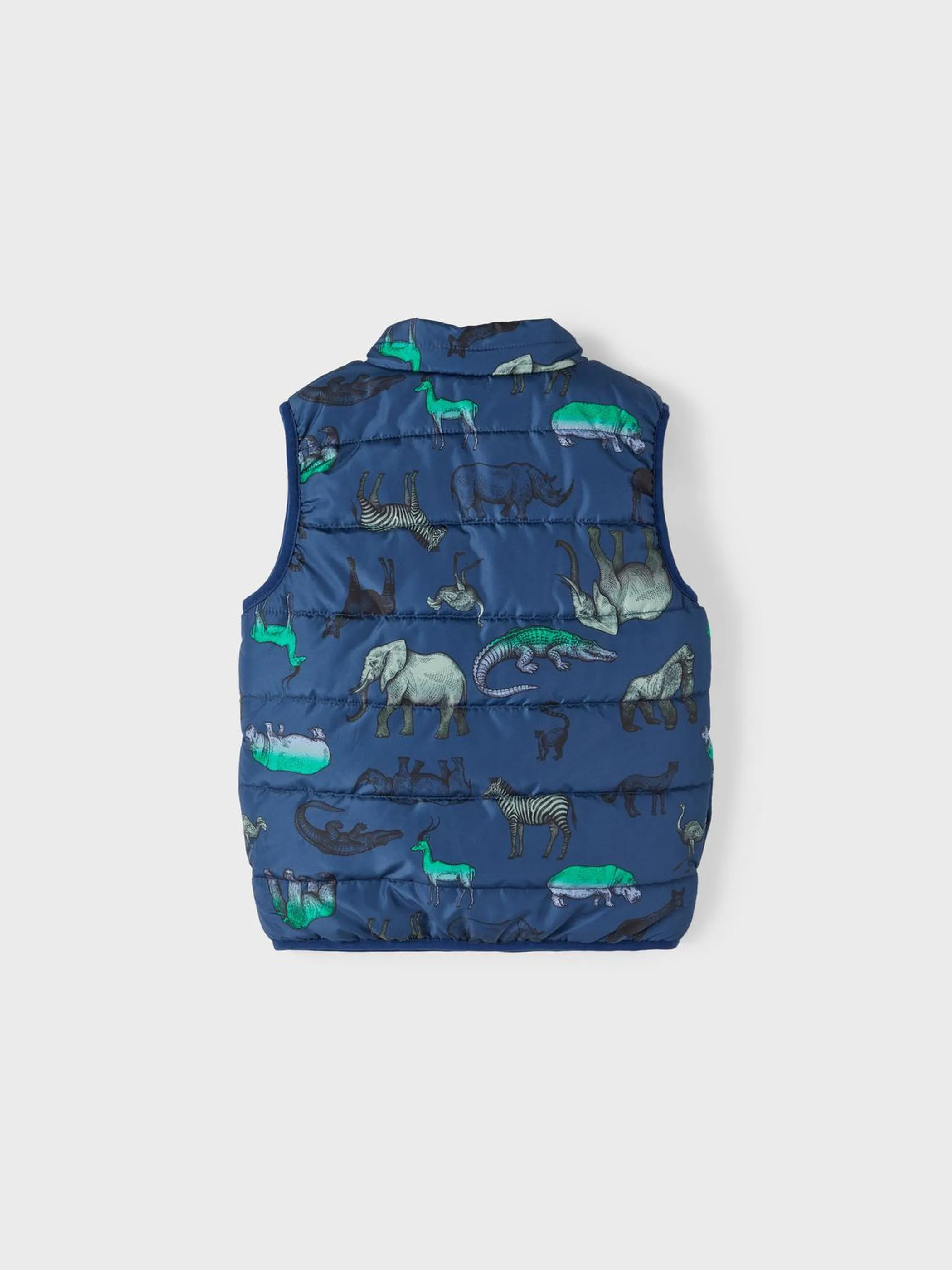 name it 13211819 NMMMYLANE VEST ANIMAL Blau 873481 212691 2