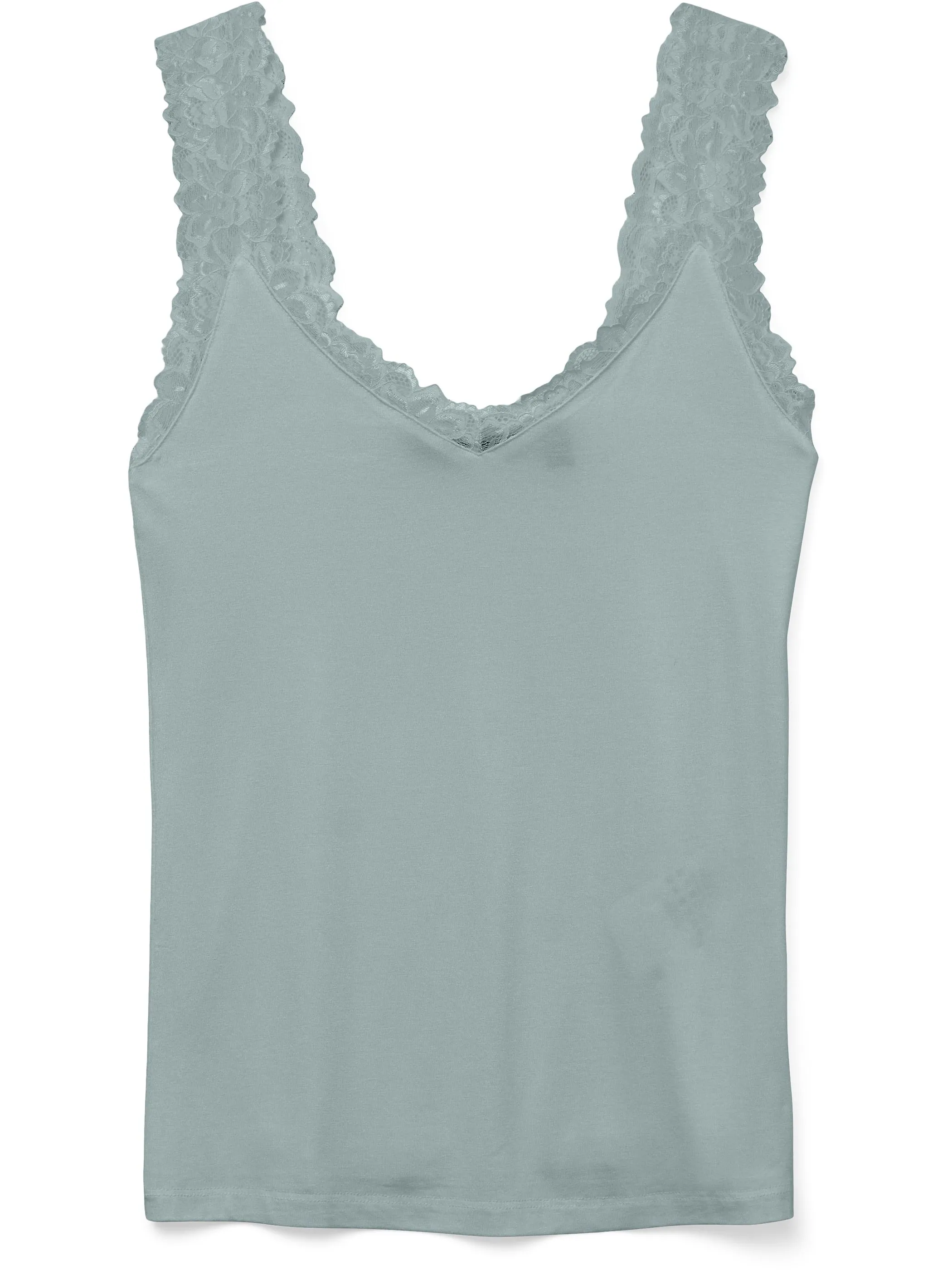 Vero Moda 10287348 VMROSA SL TOP JRS NOO Blau 878316 294075 1