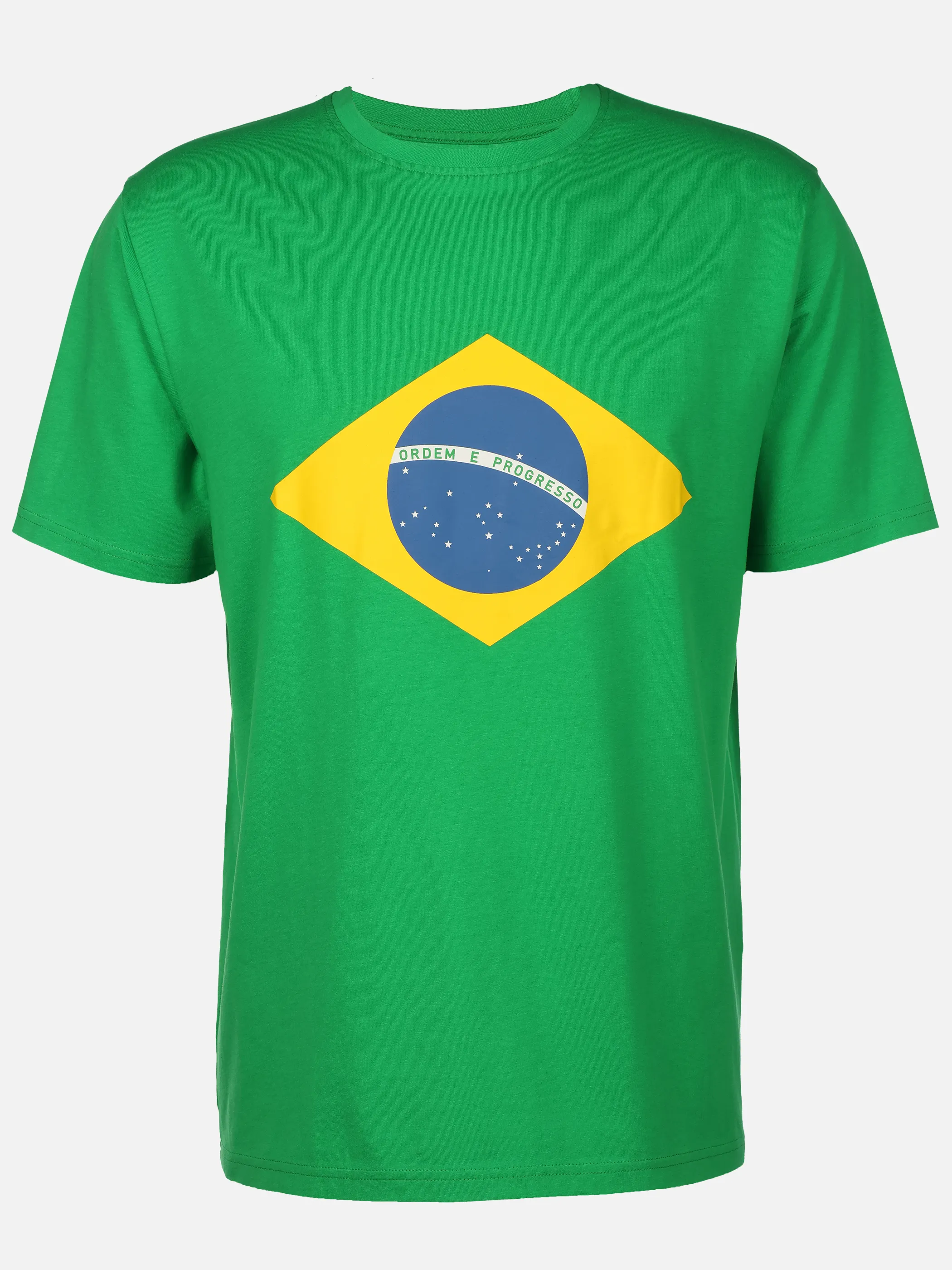 Grinario Sports Unisex Fan-T-Shirt, Brazil Grün 927455 GREEN BR 1