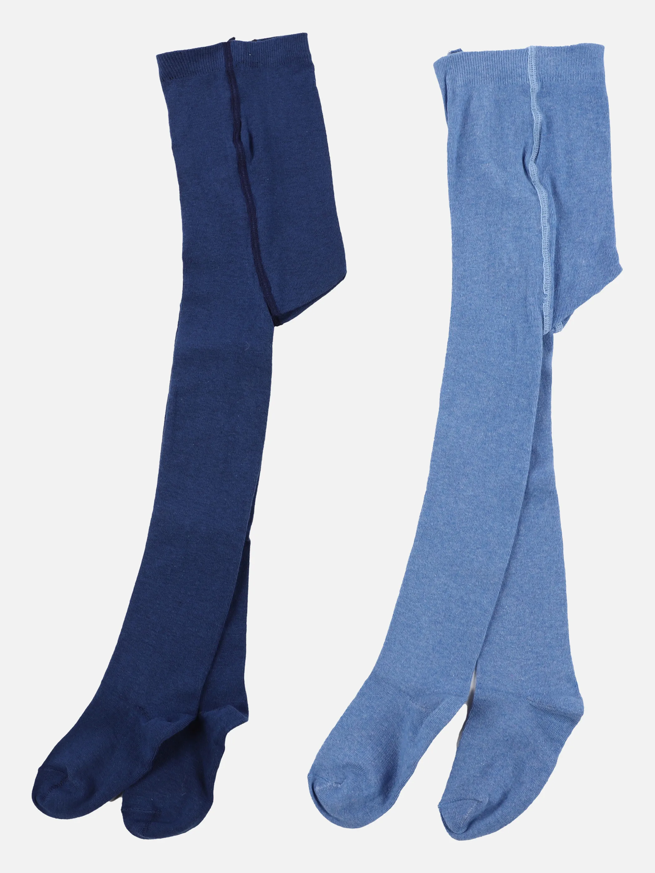 Stop + Go Ki Strumpfhose uni  2er Pack Blau 874081 BLAU/JEANS 1